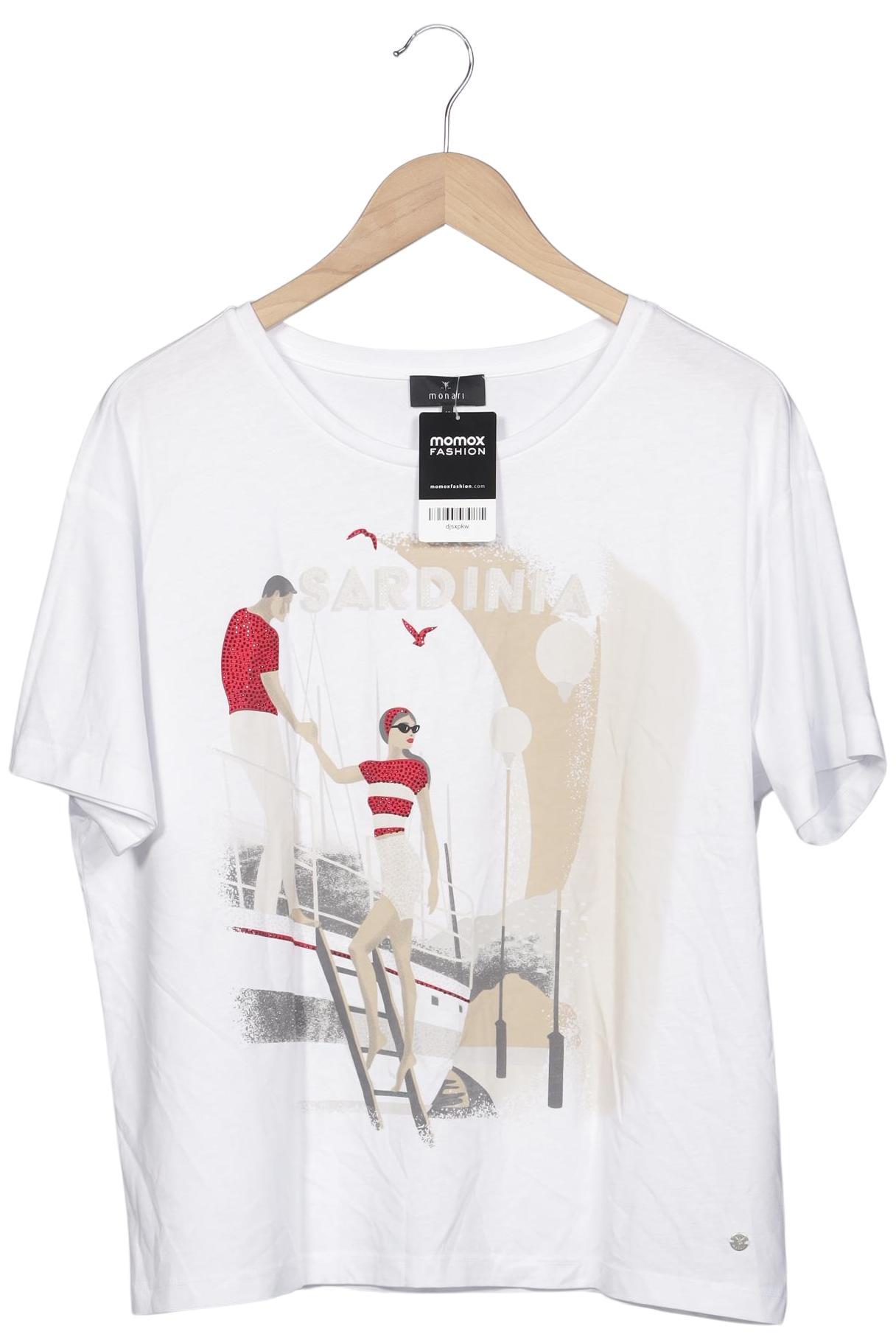 

monari Damen T-Shirt, weiß, Gr. 42