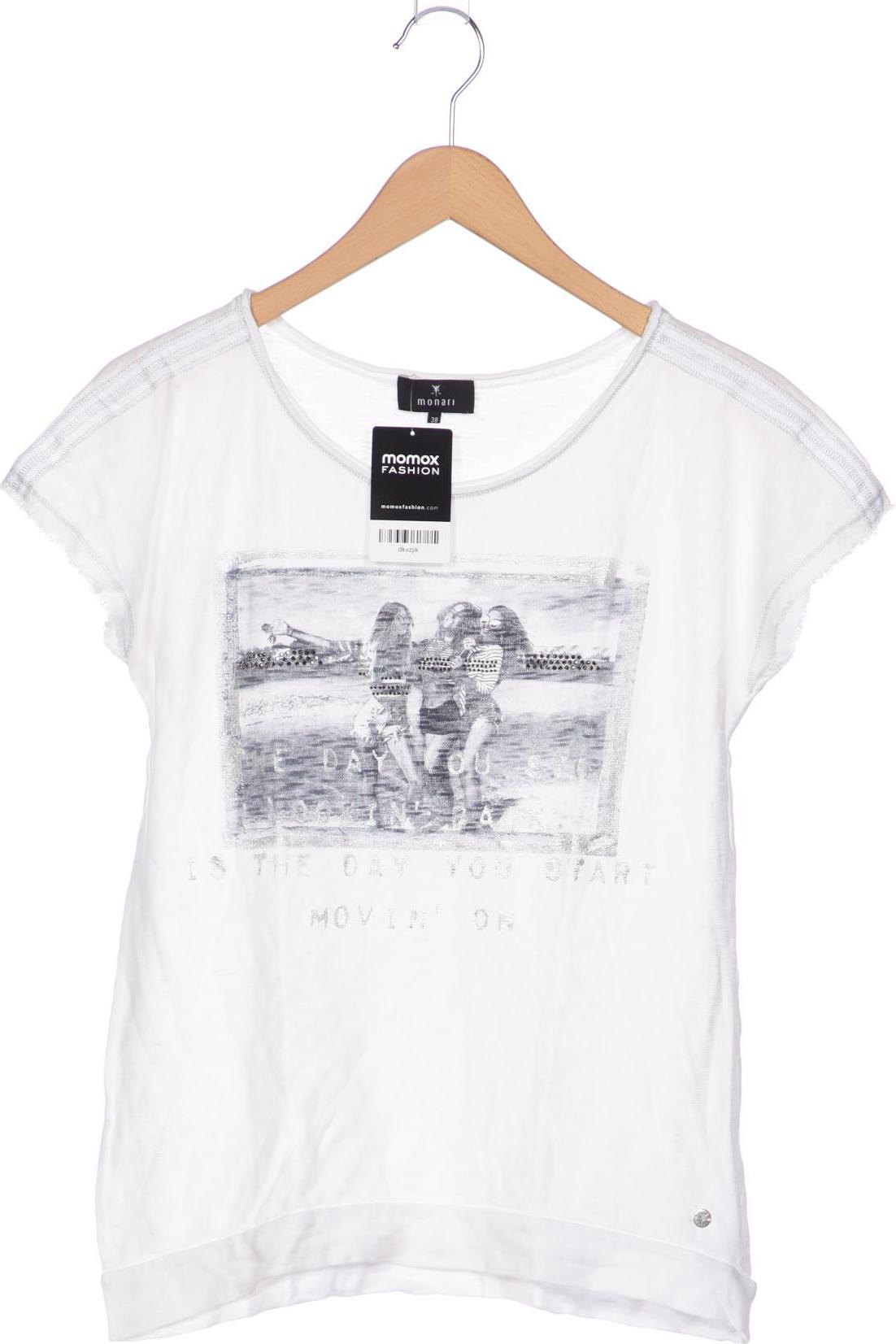

monari Damen T-Shirt, weiß, Gr. 38