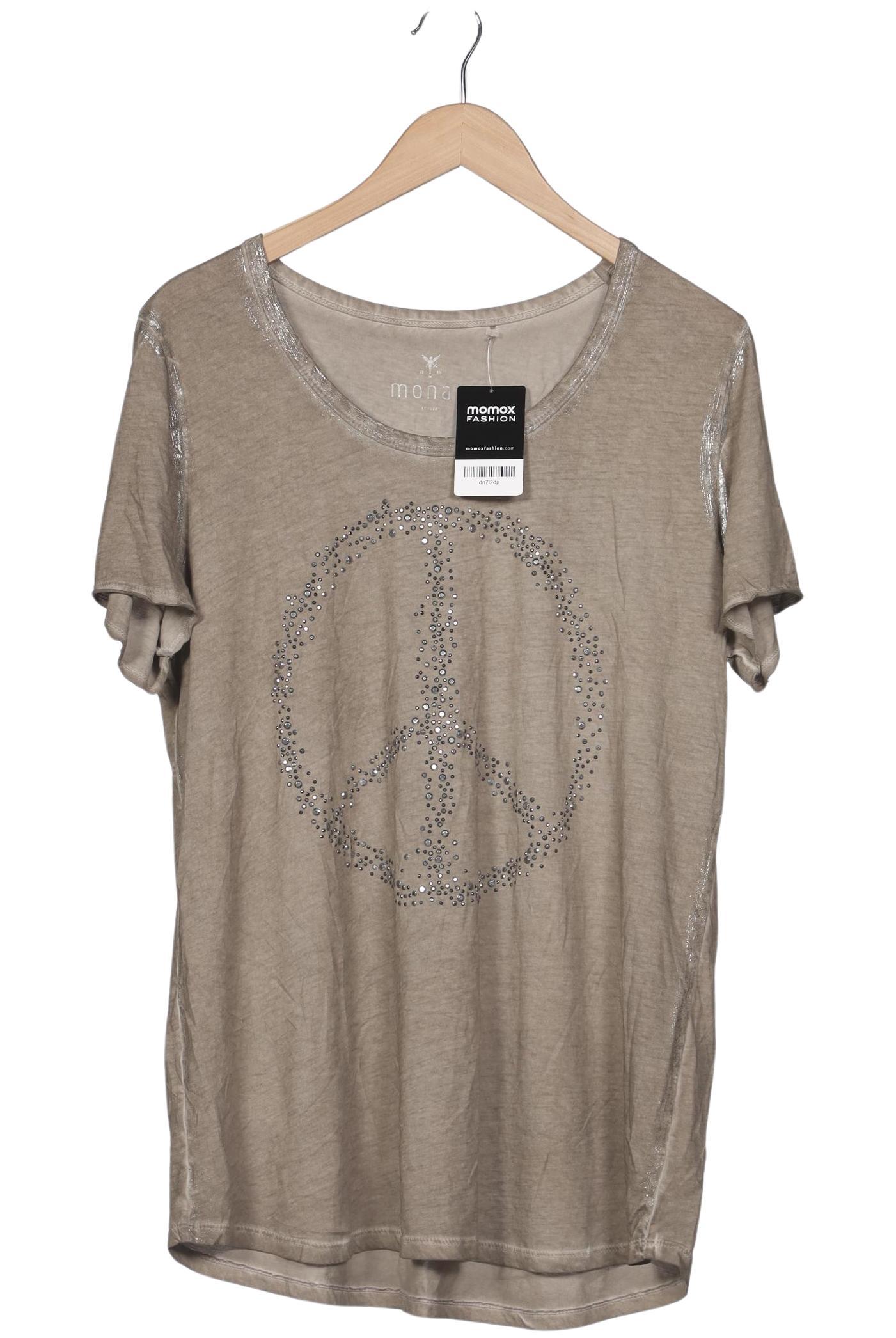 

monari Damen T-Shirt, beige, Gr. 44