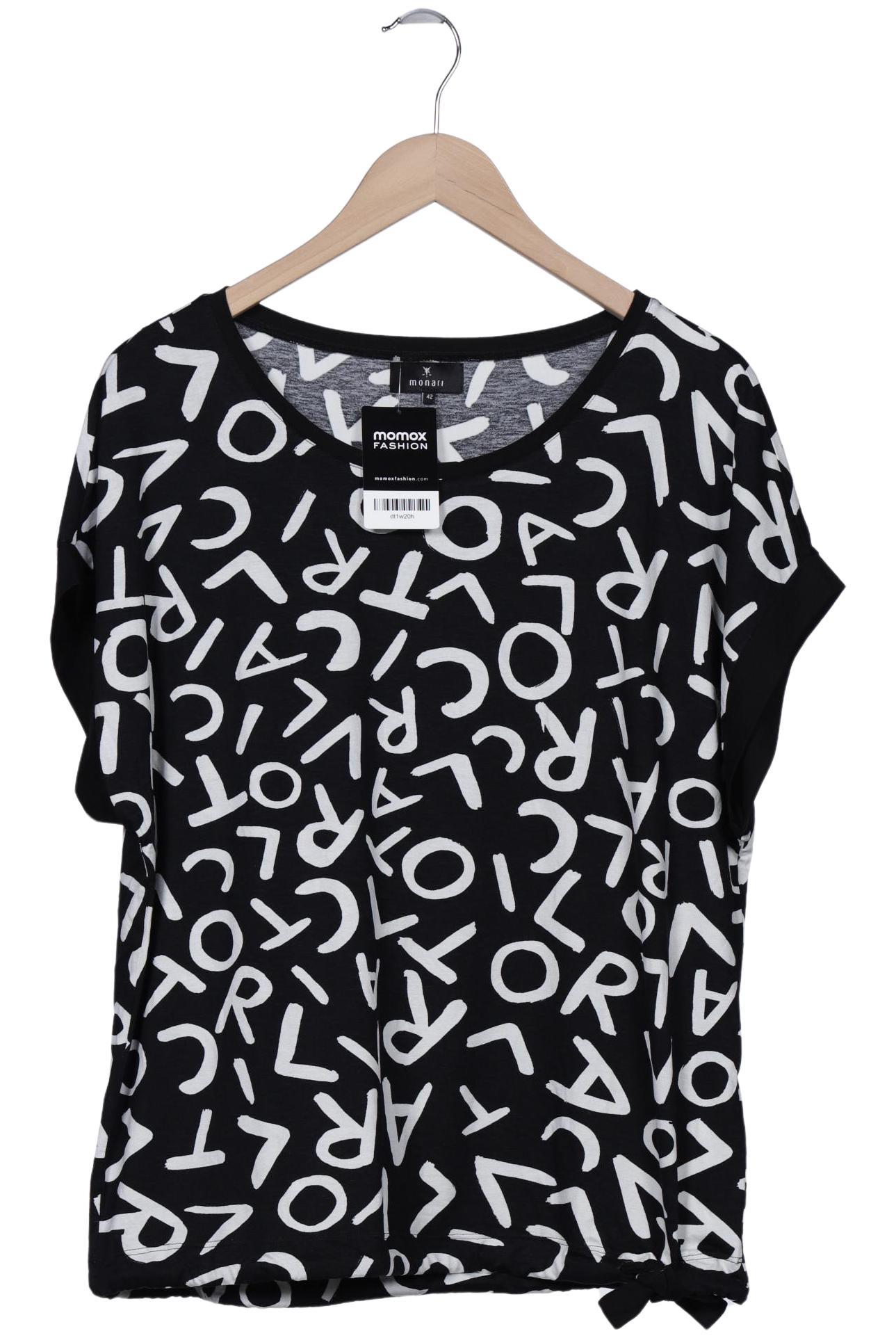 

monari Damen T-Shirt, schwarz, Gr. 42