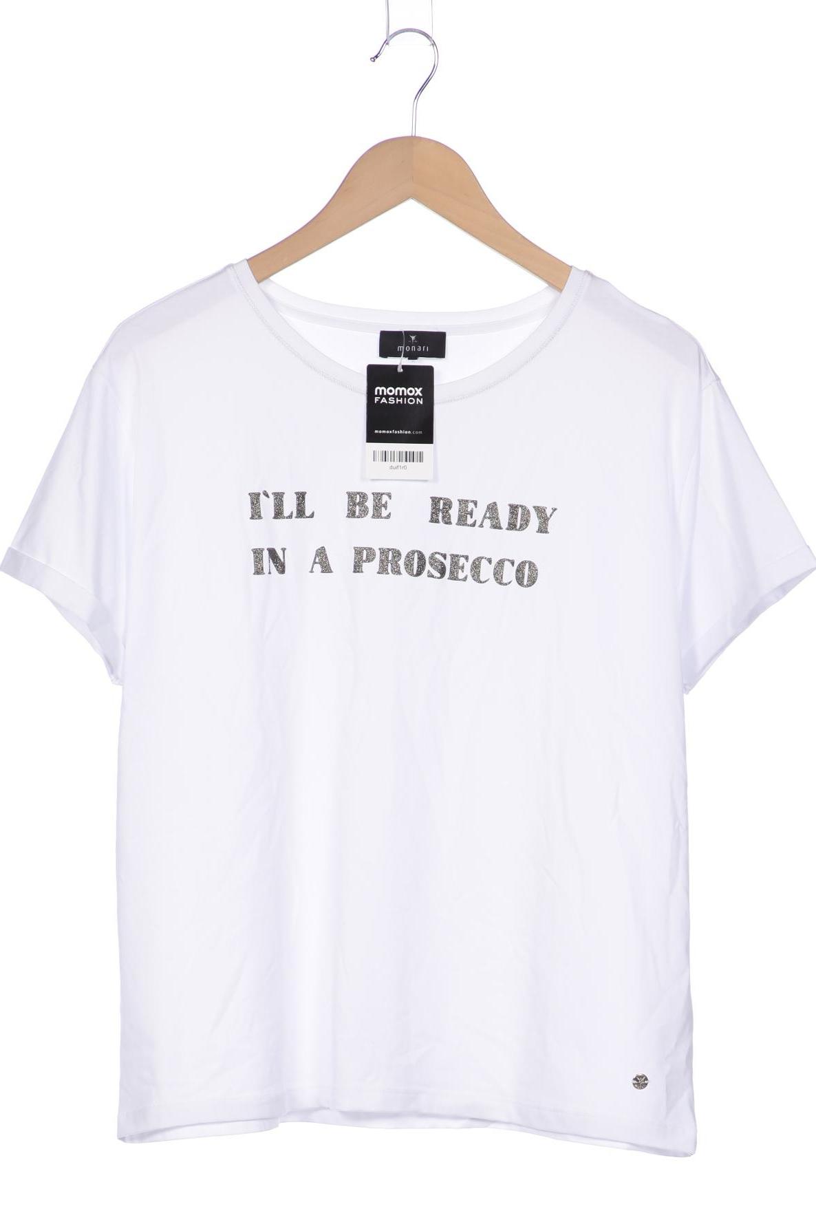 

monari Damen T-Shirt, weiß, Gr. 42