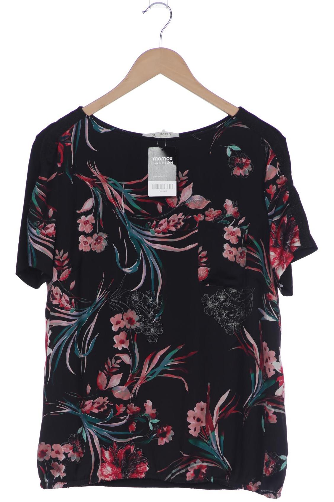 

monari Damen T-Shirt, schwarz, Gr. 46