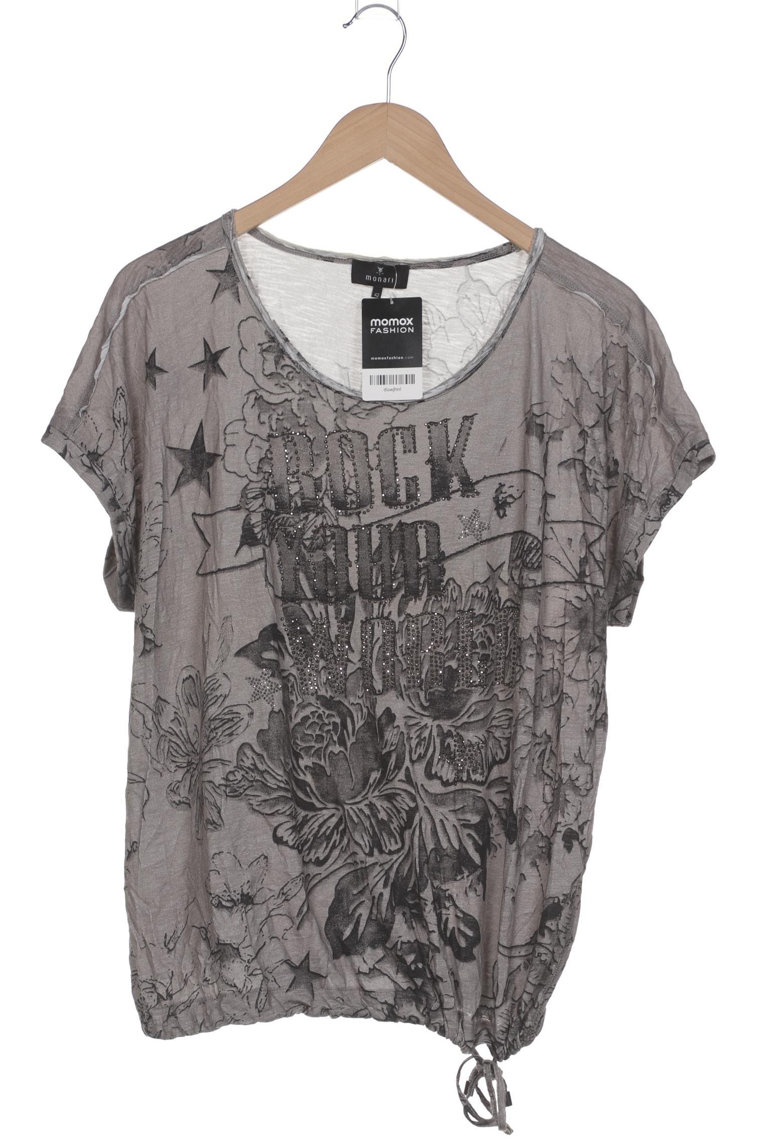 

monari Damen T-Shirt, grau, Gr. 42