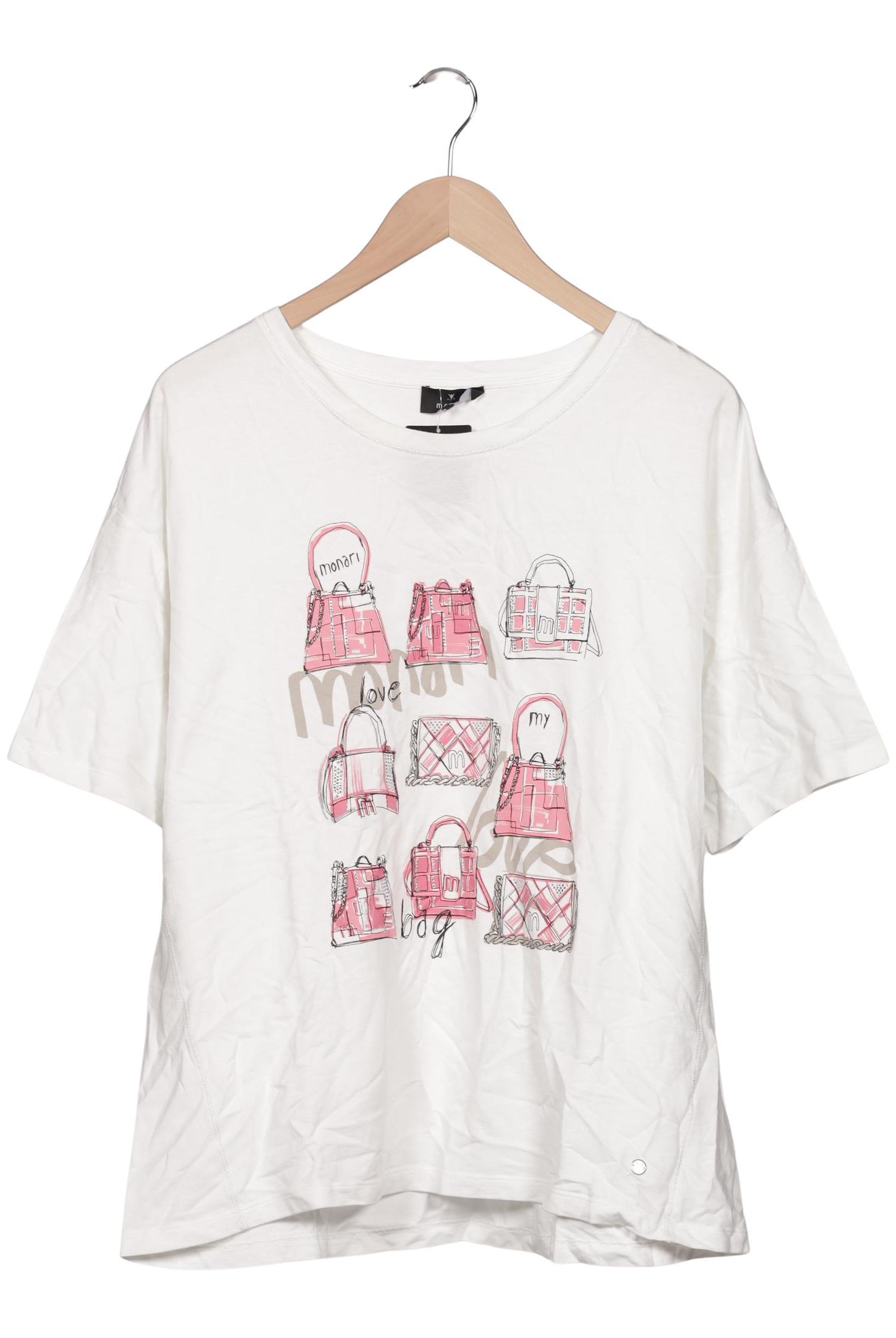 

monari Damen T-Shirt, weiß, Gr. 44