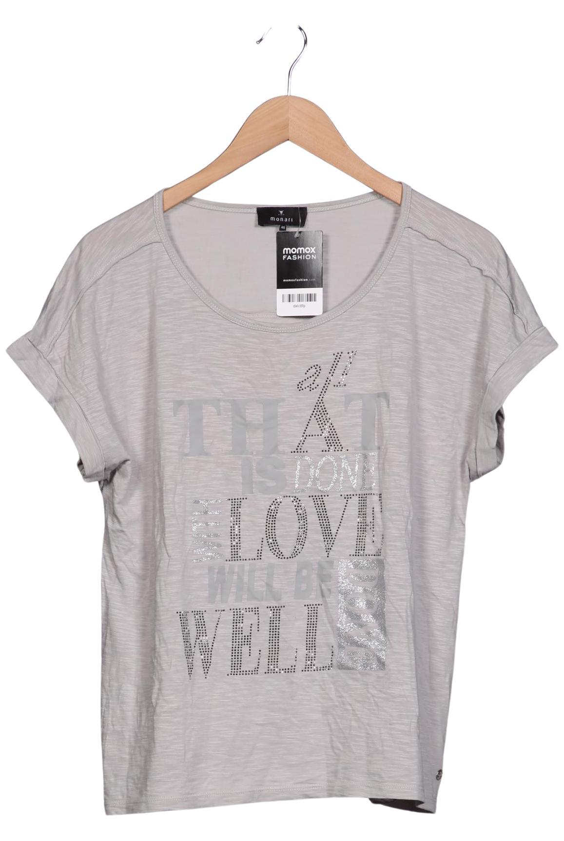 

monari Damen T-Shirt, grau, Gr. 40