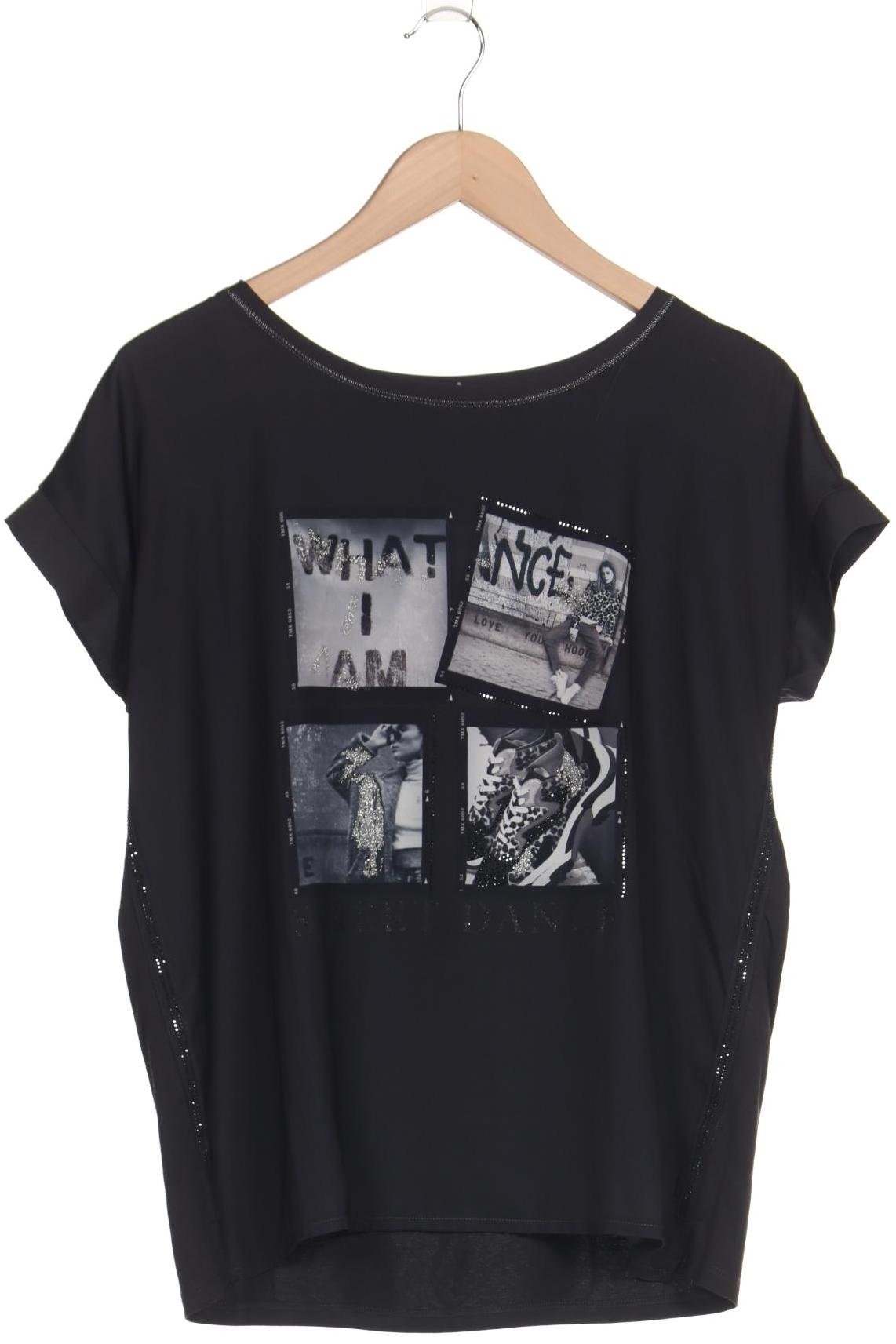

monari Damen T-Shirt, schwarz, Gr. 38
