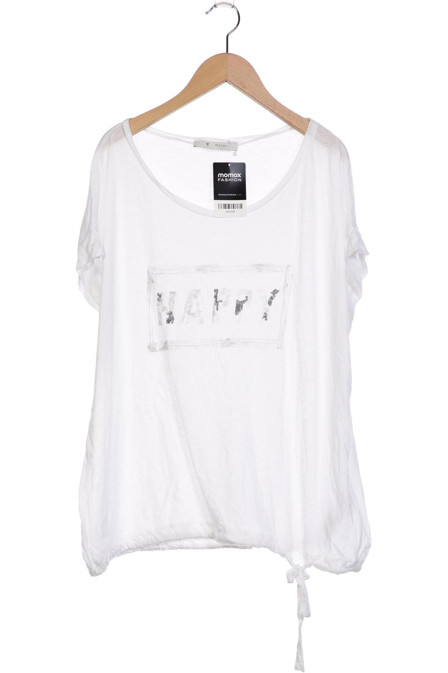 

monari Damen T-Shirt, weiß, Gr. 44