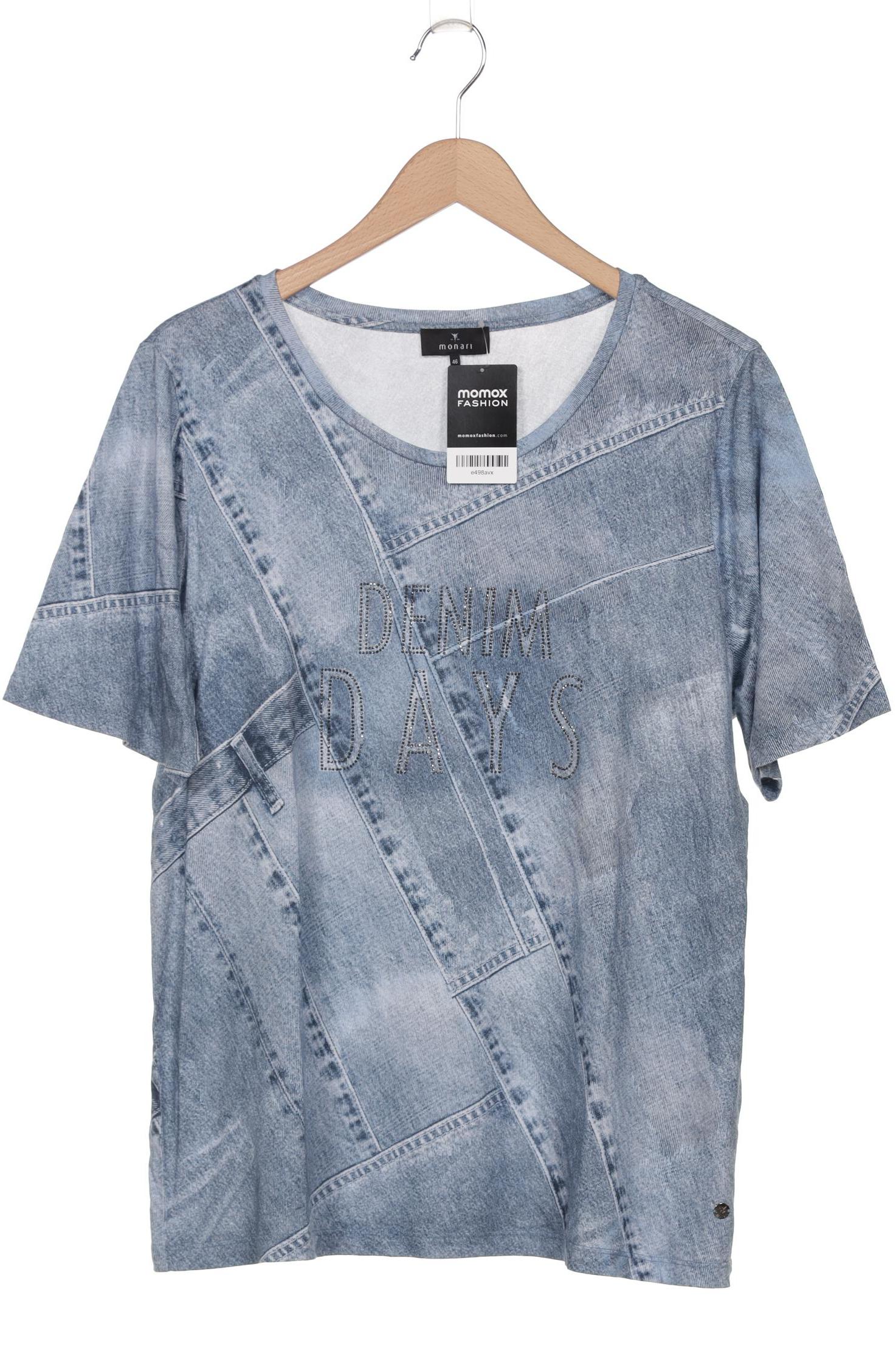 

monari Damen T-Shirt, blau, Gr. 46