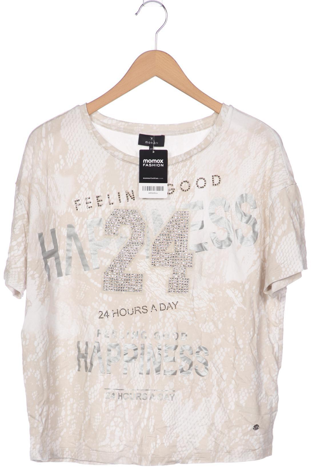 

monari Damen T-Shirt, beige, Gr. 42