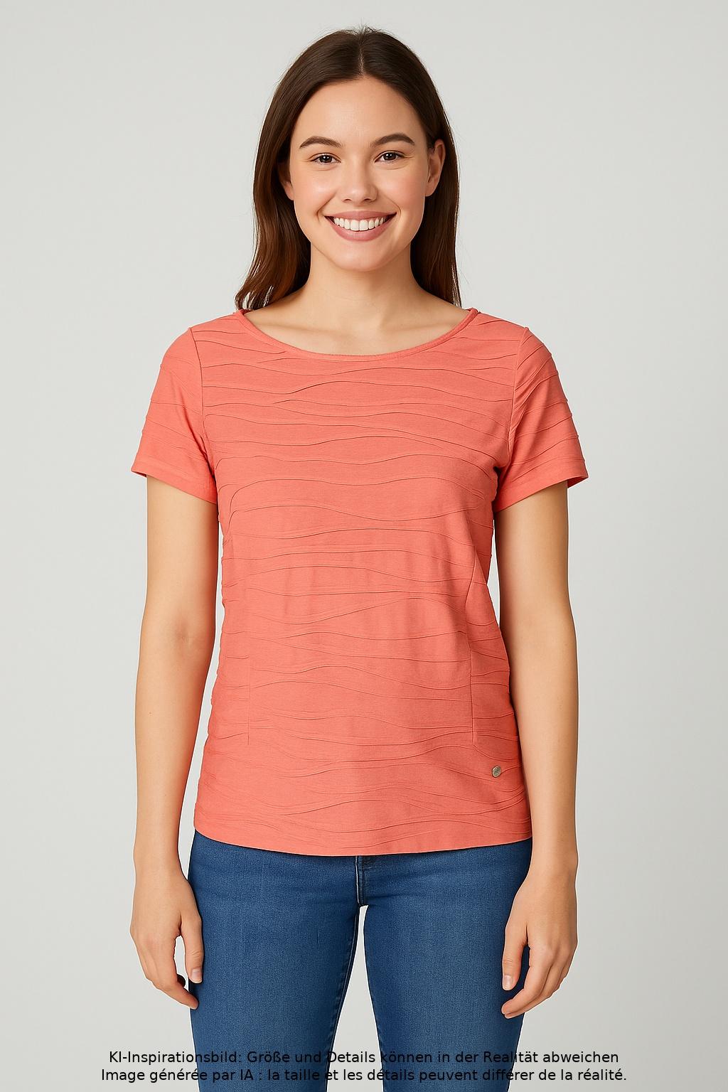 

monari Damen T-Shirt, orange, Gr. 34