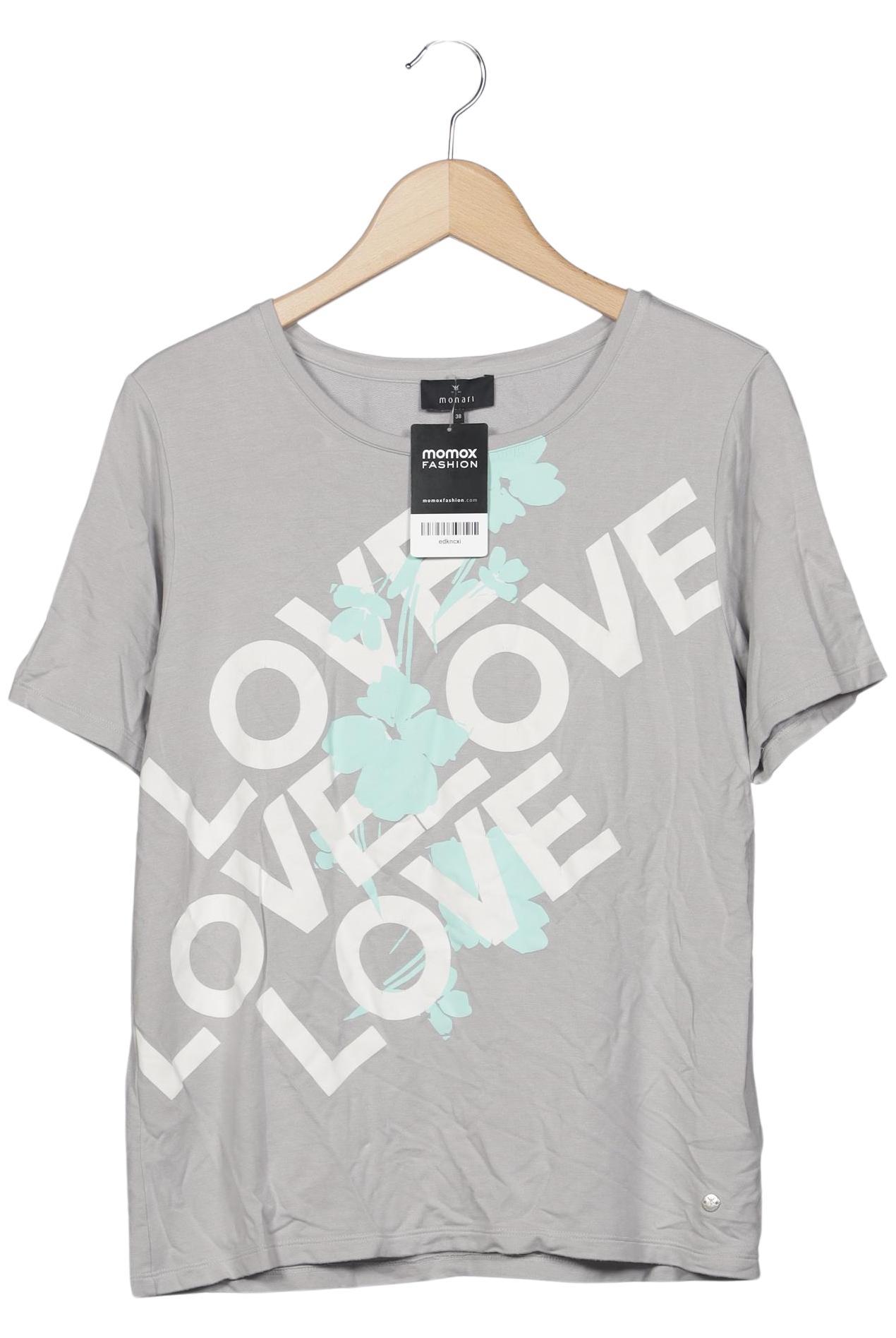 

monari Damen T-Shirt, grau, Gr. 38