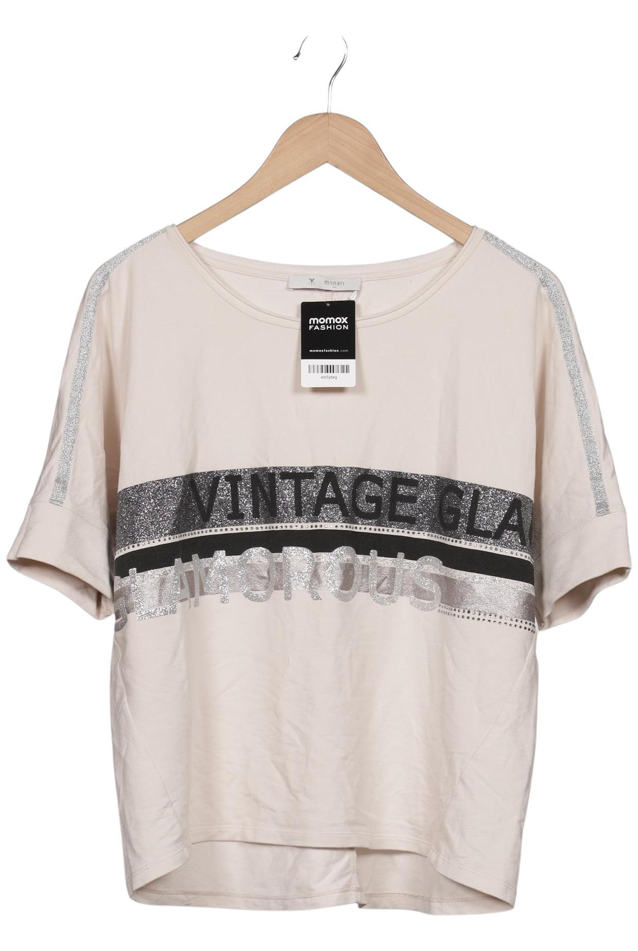 

monari Damen T-Shirt, beige, Gr. 40
