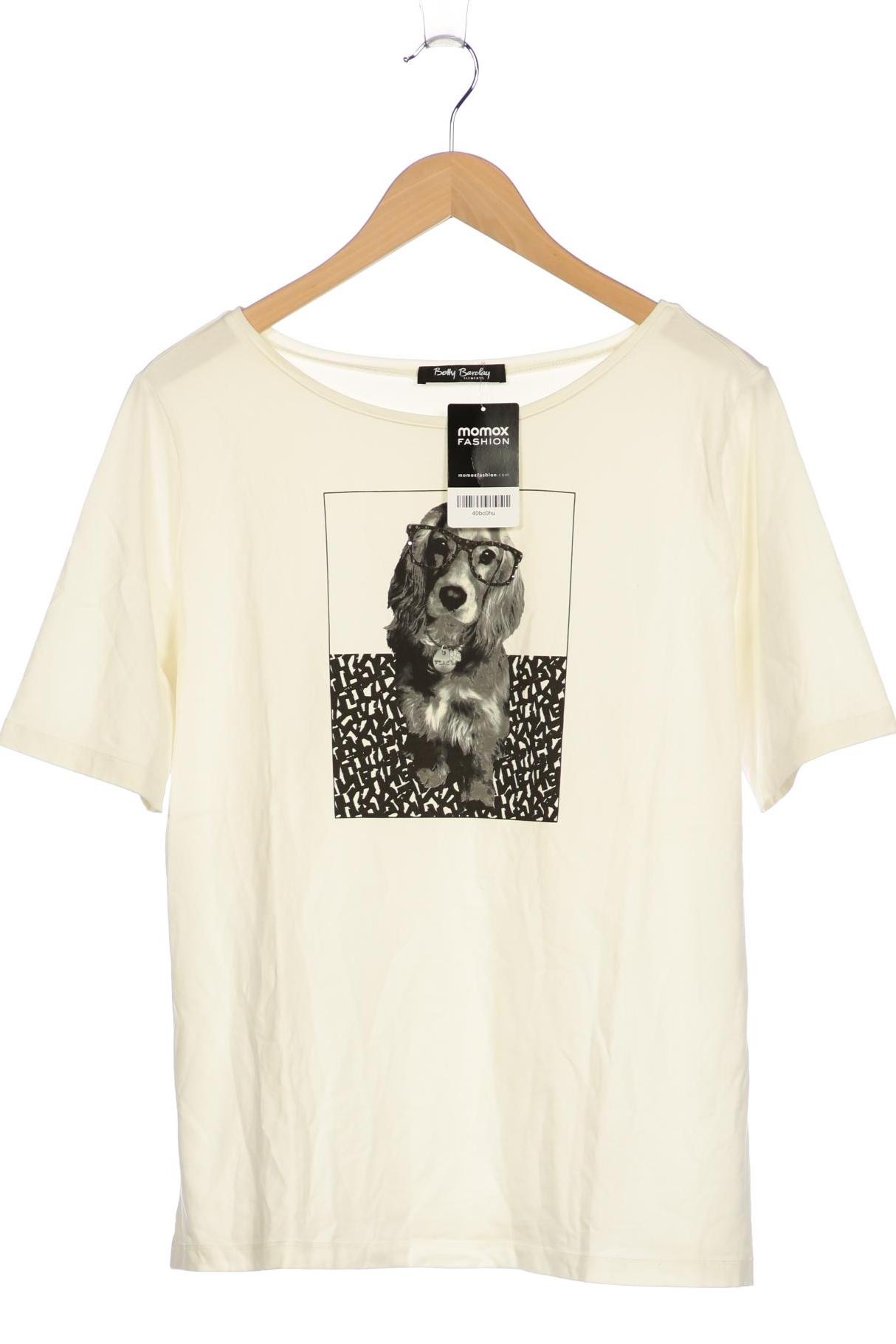 

monari Damen T-Shirt, cremeweiß, Gr. 42