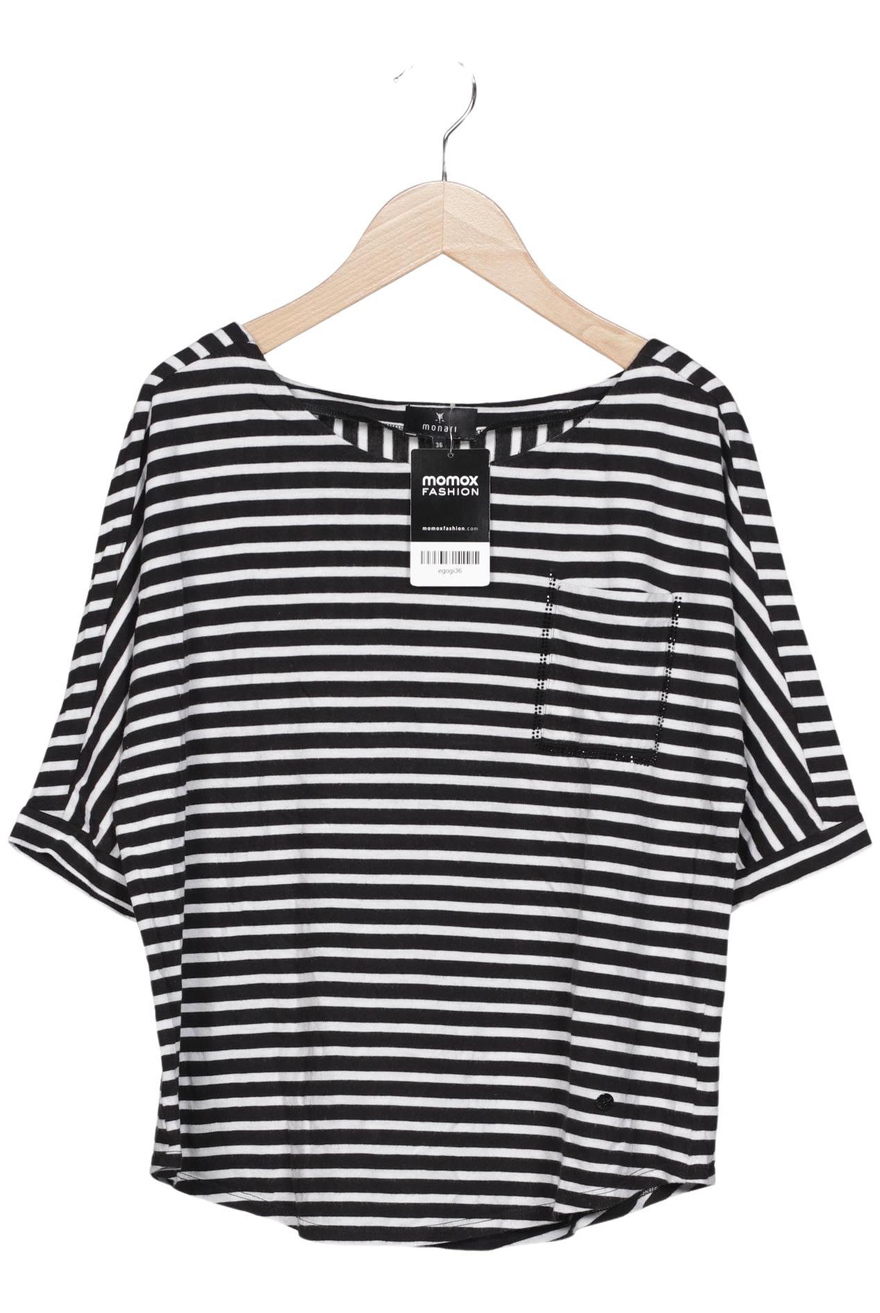 

monari Damen T-Shirt, schwarz, Gr. 36