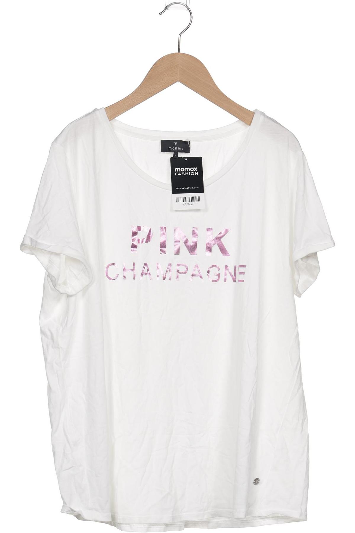 

monari Damen T-Shirt, cremeweiß, Gr. 42