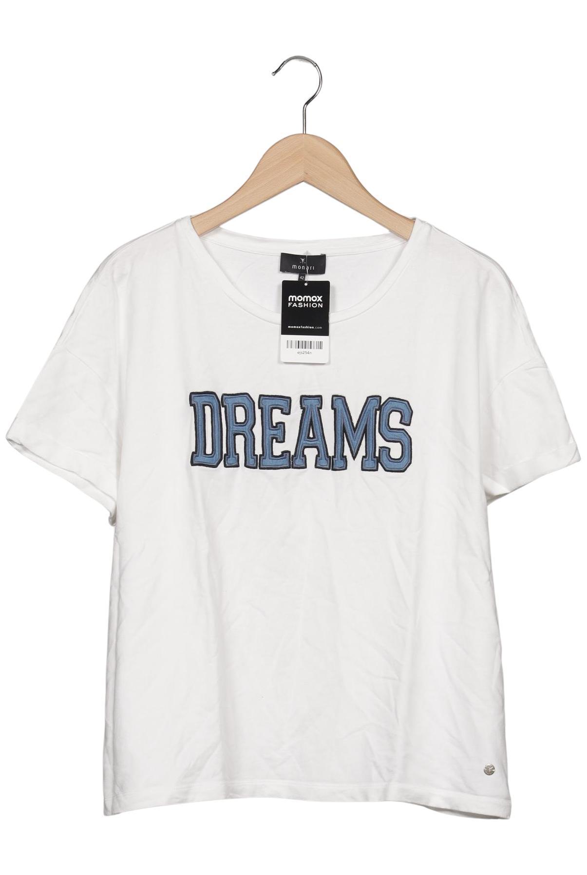 

monari Damen T-Shirt, weiß, Gr. 42