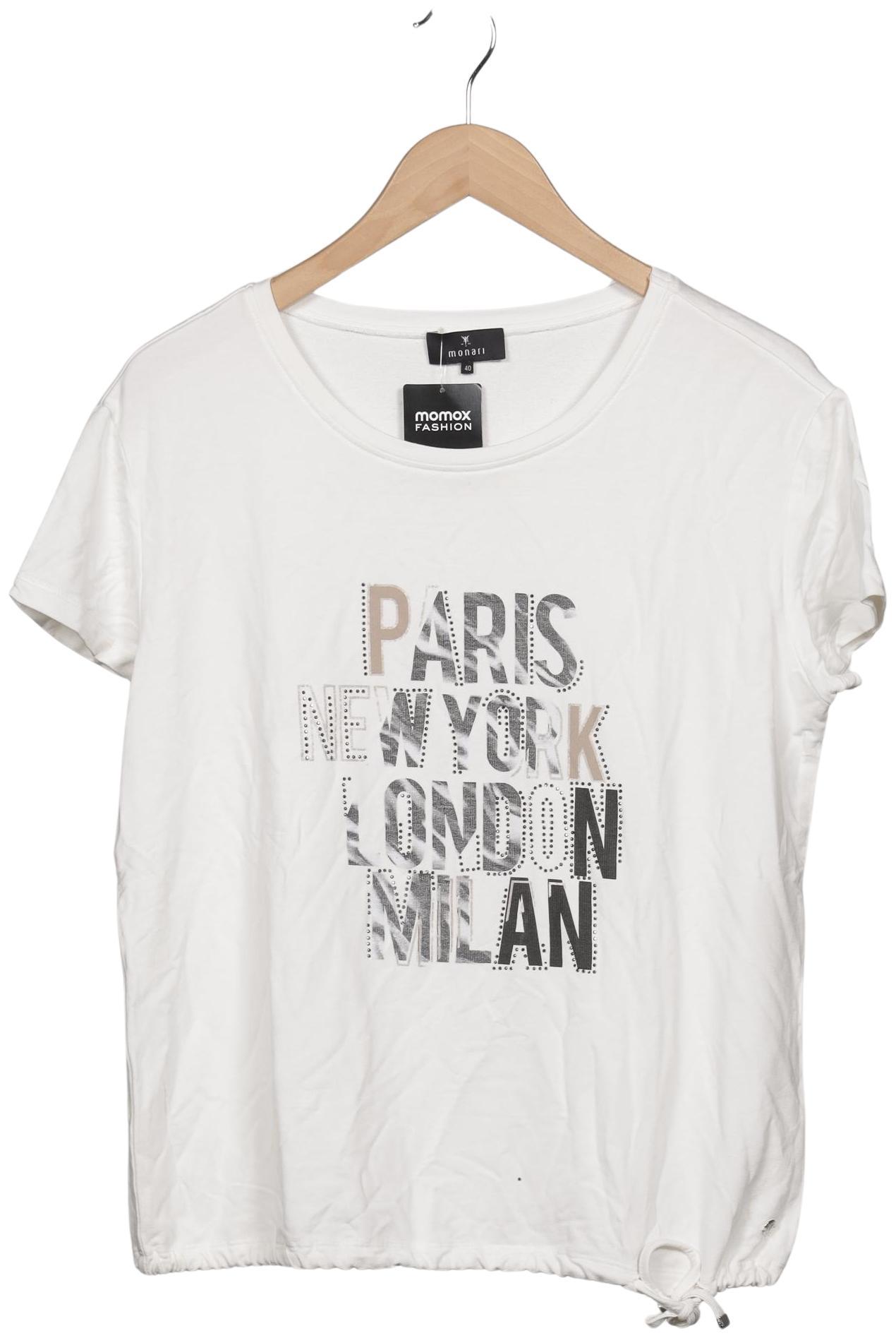 

monari Damen T-Shirt, weiß, Gr. 40