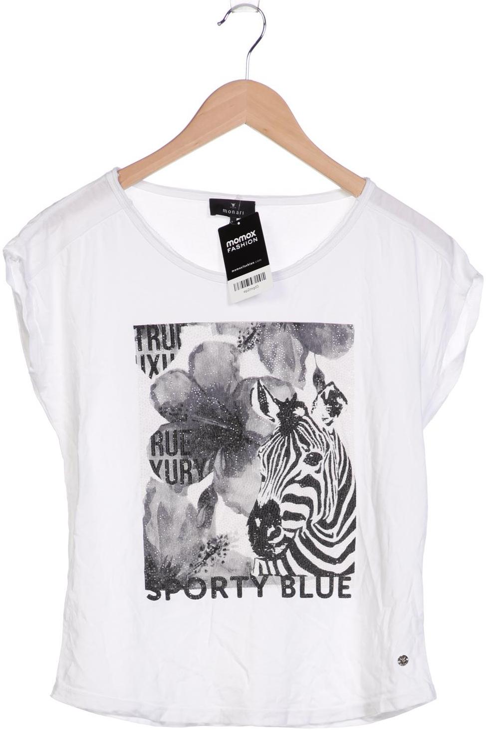 

monari Damen T-Shirt, weiß, Gr. 34