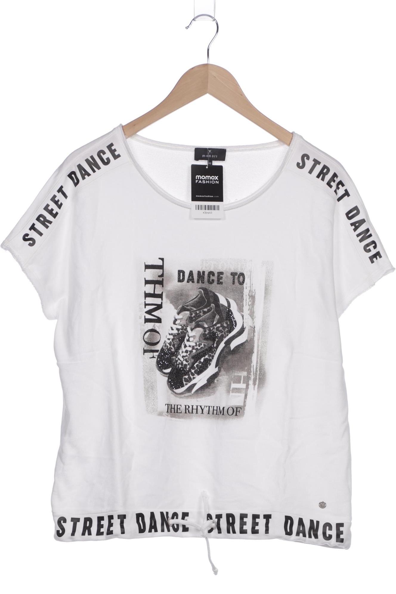 

monari Damen T-Shirt, weiß, Gr. 40