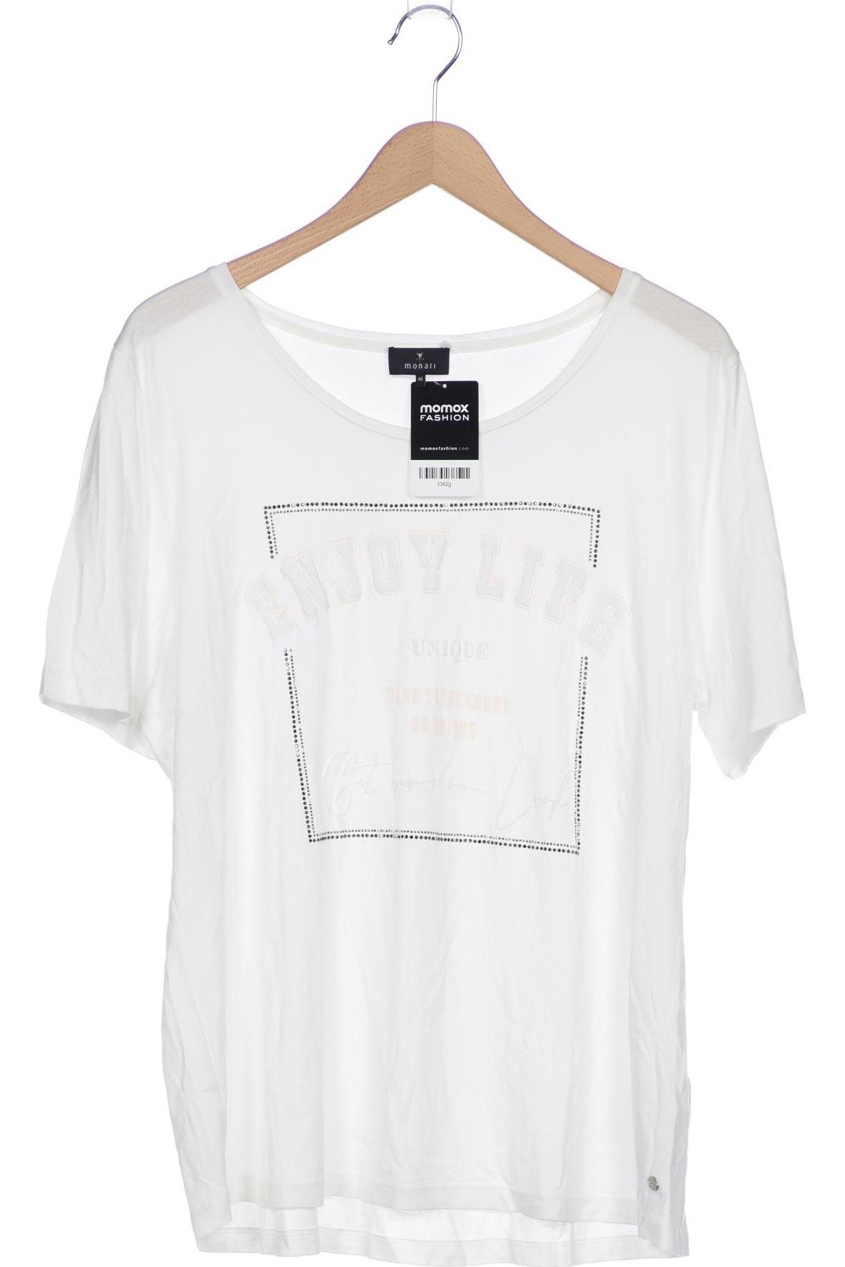 

monari Damen T-Shirt, weiß, Gr. 46