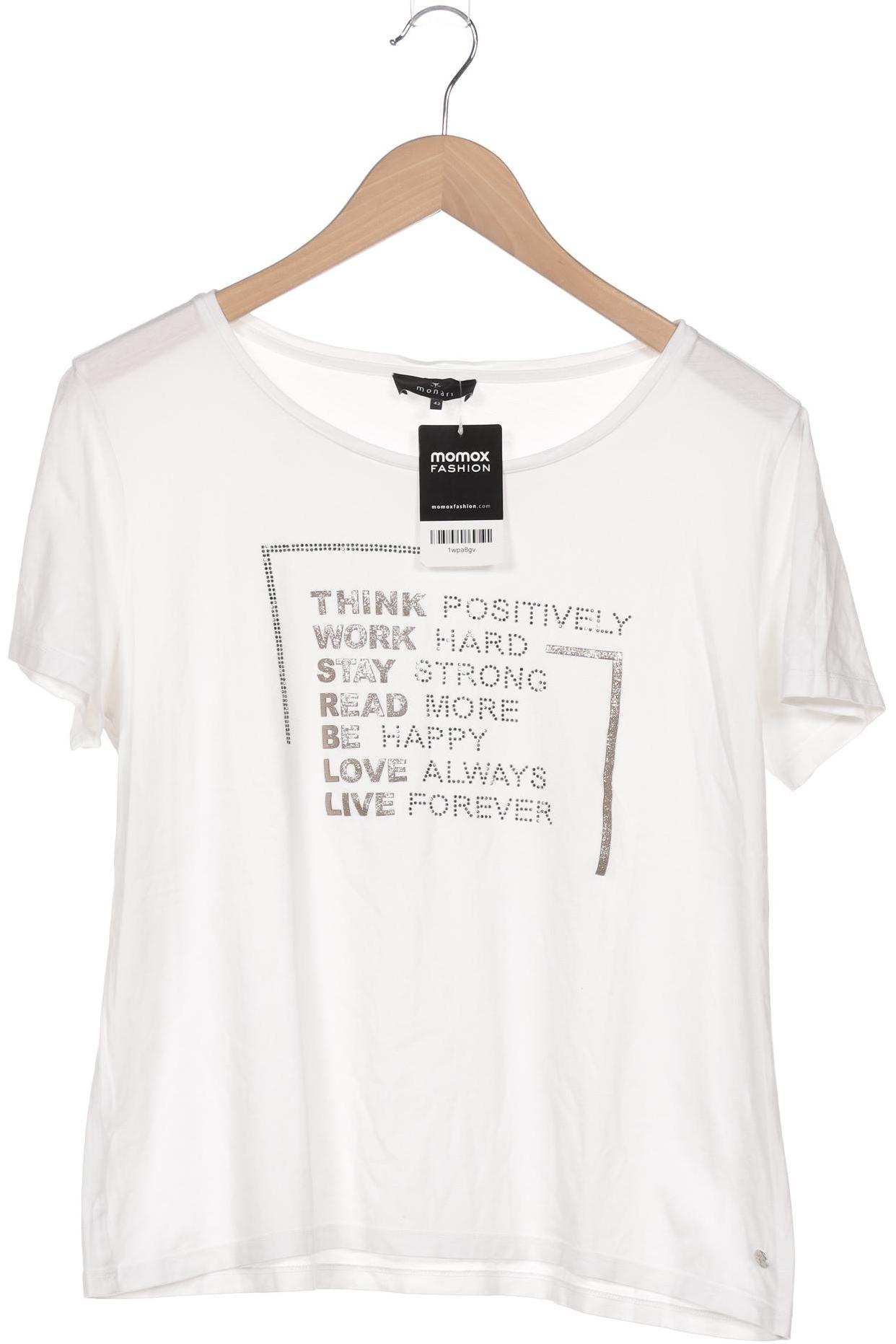 

monari Damen T-Shirt, weiß, Gr. 42