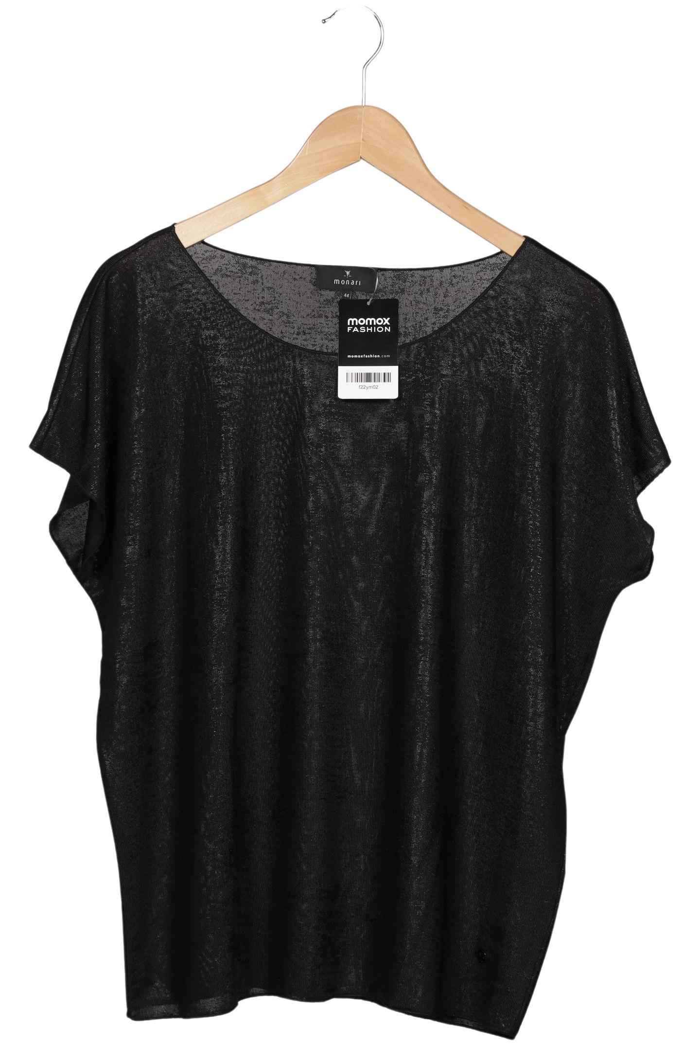 

monari Damen T-Shirt, schwarz, Gr. 44