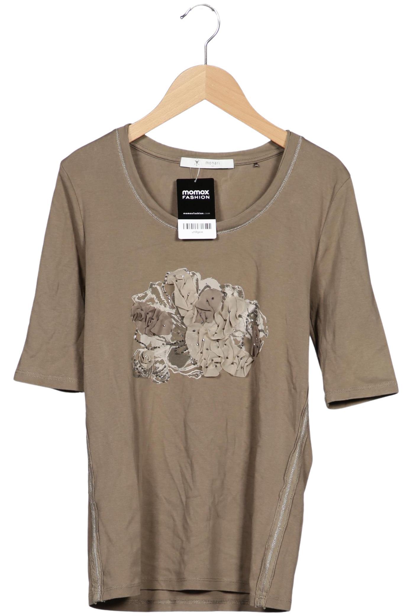 

monari Damen T-Shirt, beige, Gr. 40
