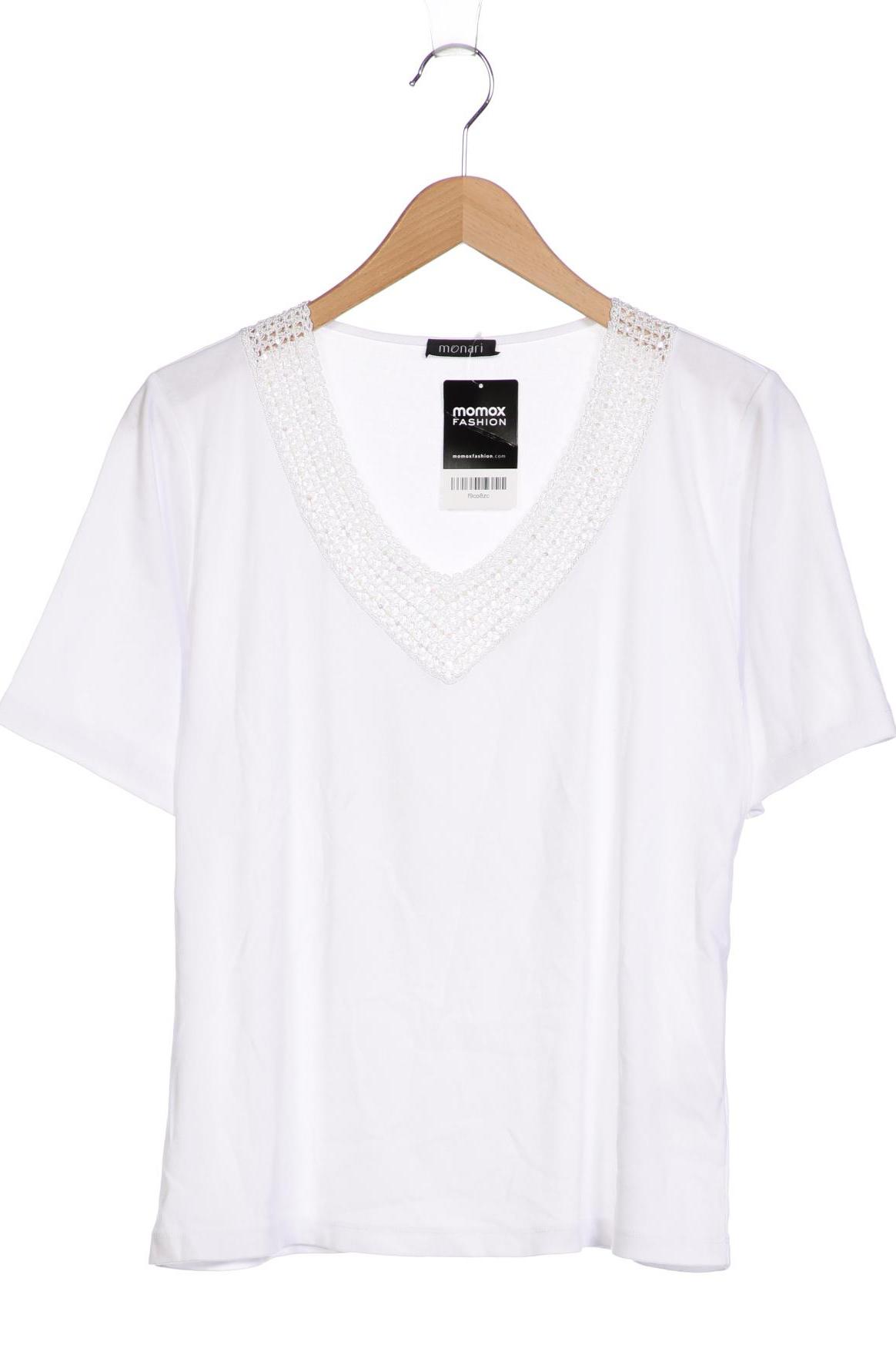 

monari Damen T-Shirt, weiß, Gr. 46