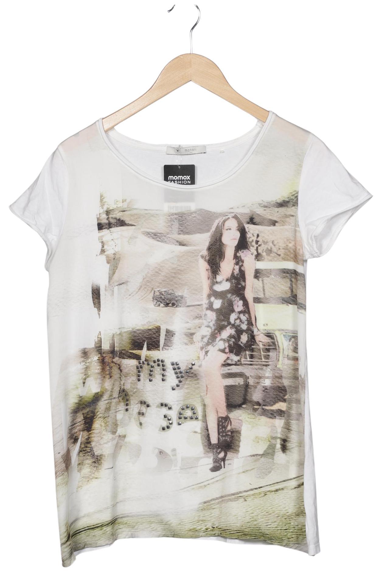

monari Damen T-Shirt, weiß, Gr. 42