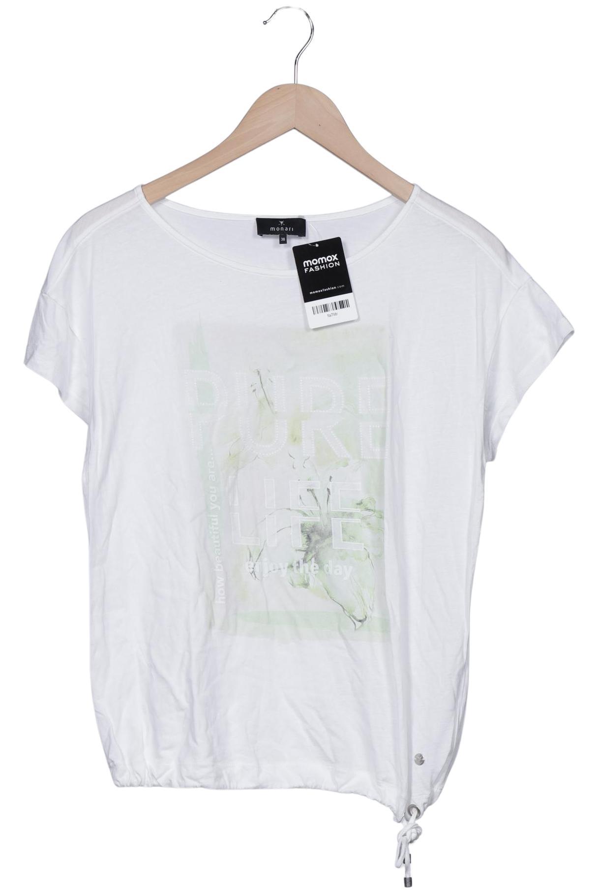 

monari Damen T-Shirt, cremeweiß, Gr. 38