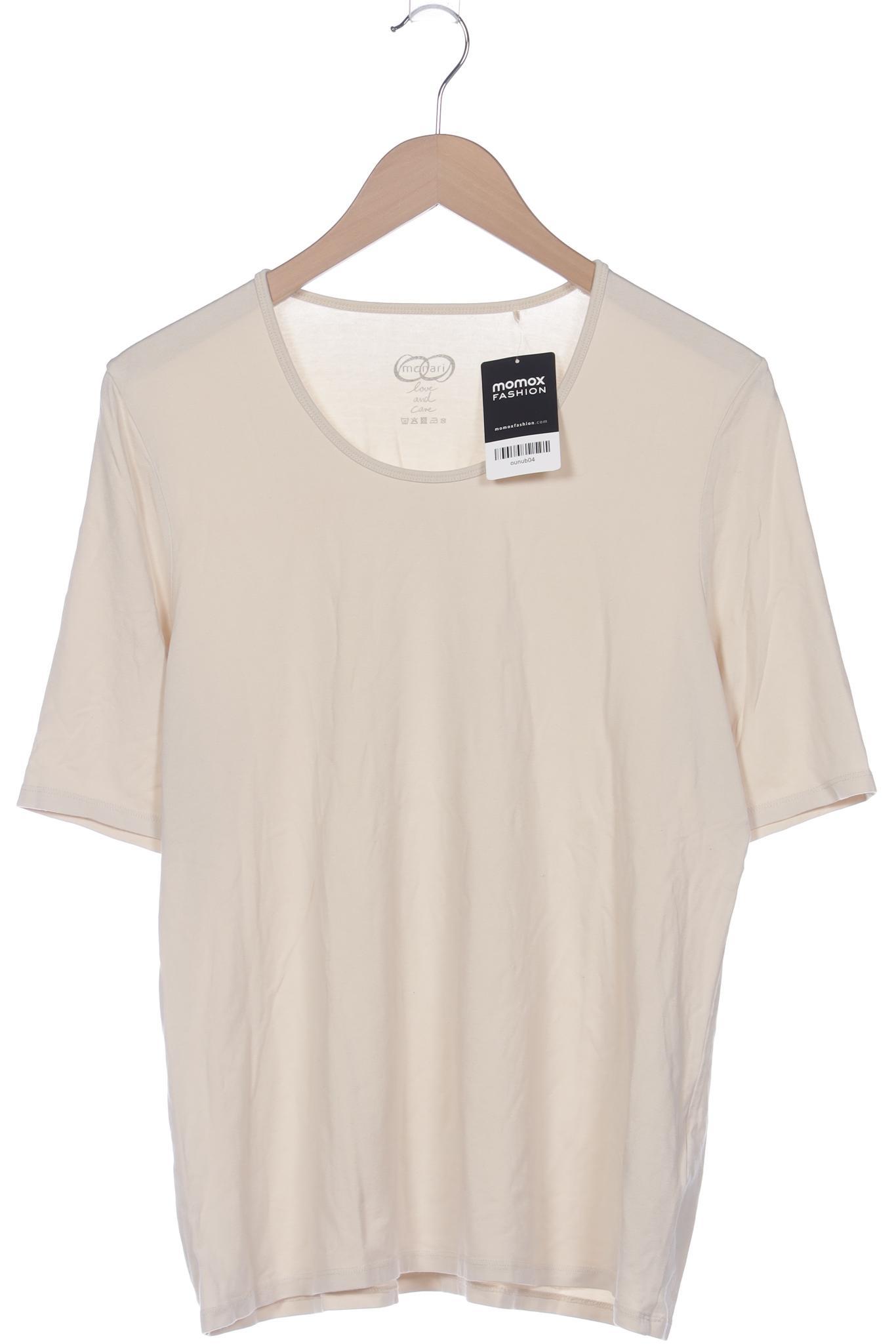 

monari Damen T-Shirt, cremeweiß, Gr. 48