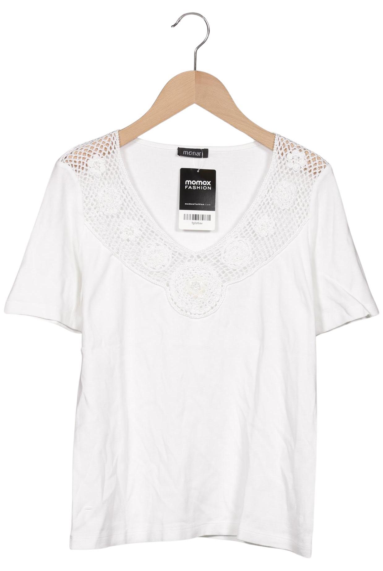 

monari Damen T-Shirt, weiß, Gr. 40