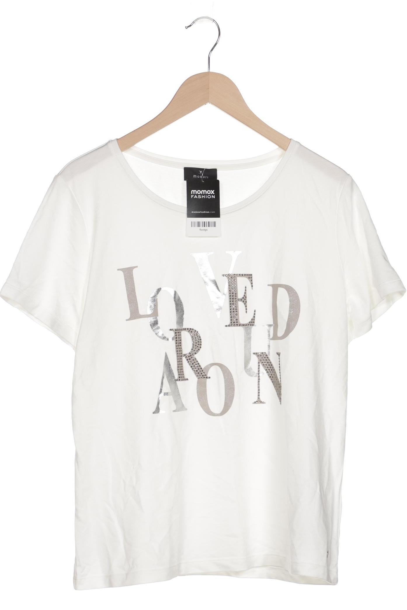 

monari Damen T-Shirt, weiß, Gr. 44