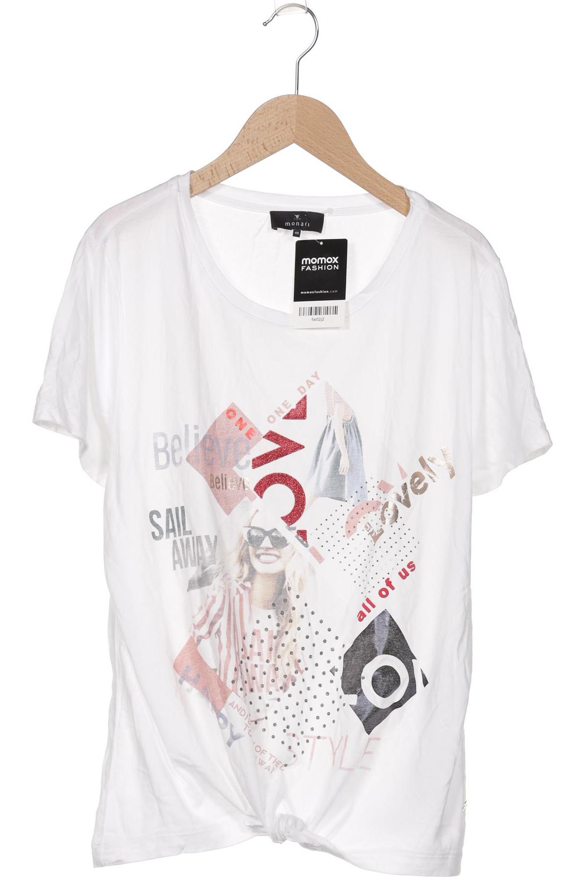 

monari Damen T-Shirt, weiß, Gr. 40
