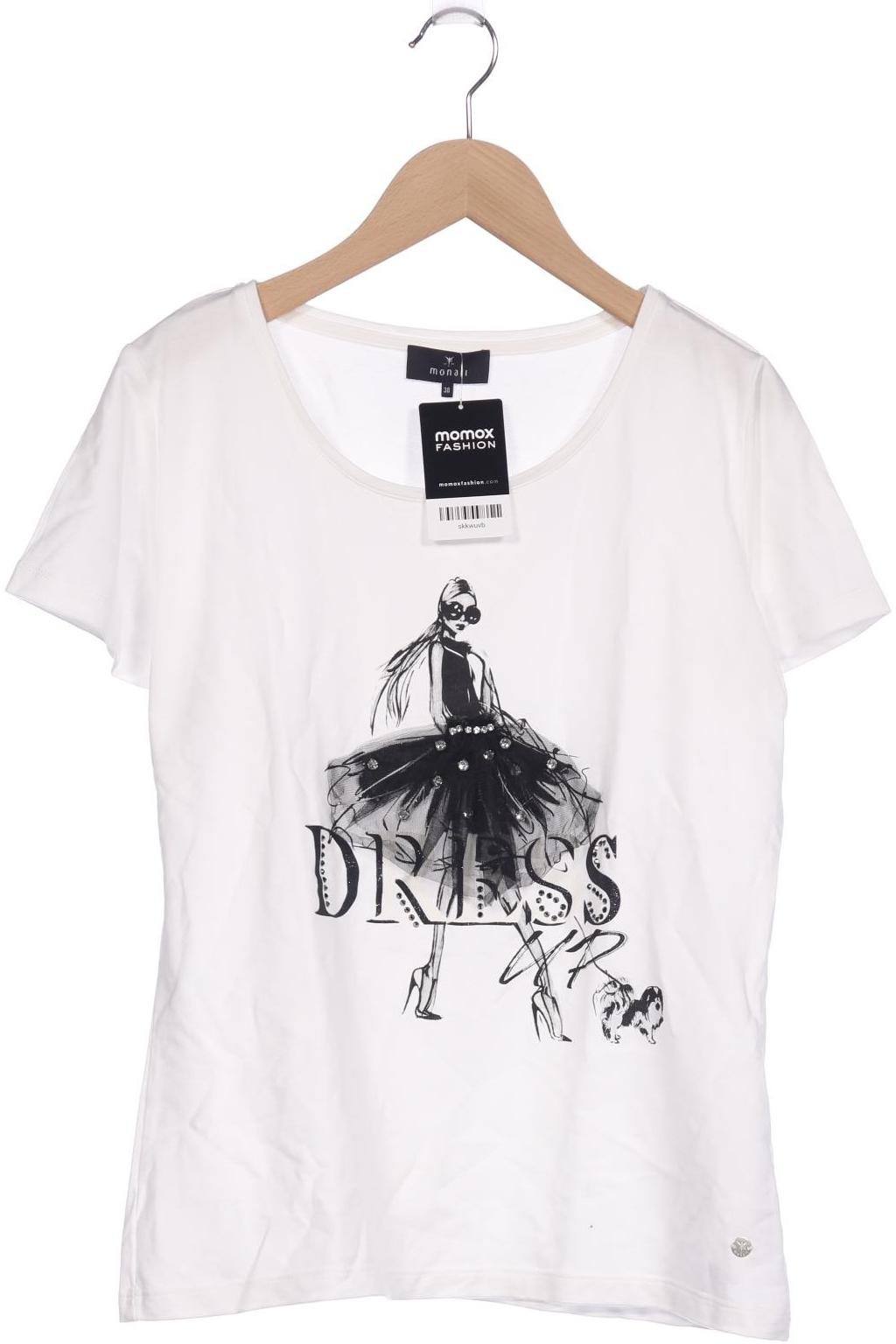 

monari Damen T-Shirt, weiß, Gr. 38