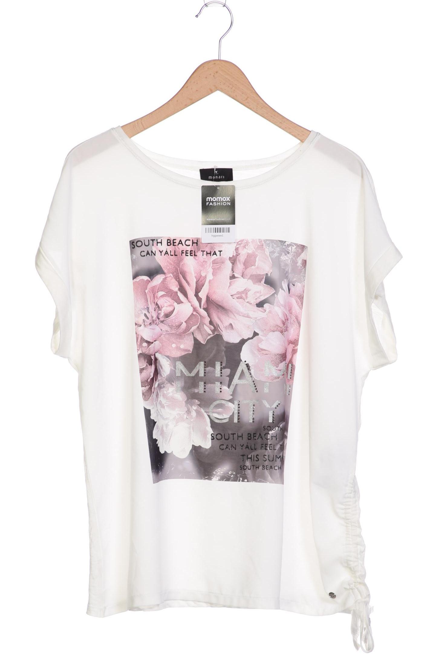 

monari Damen T-Shirt, weiß, Gr. 44