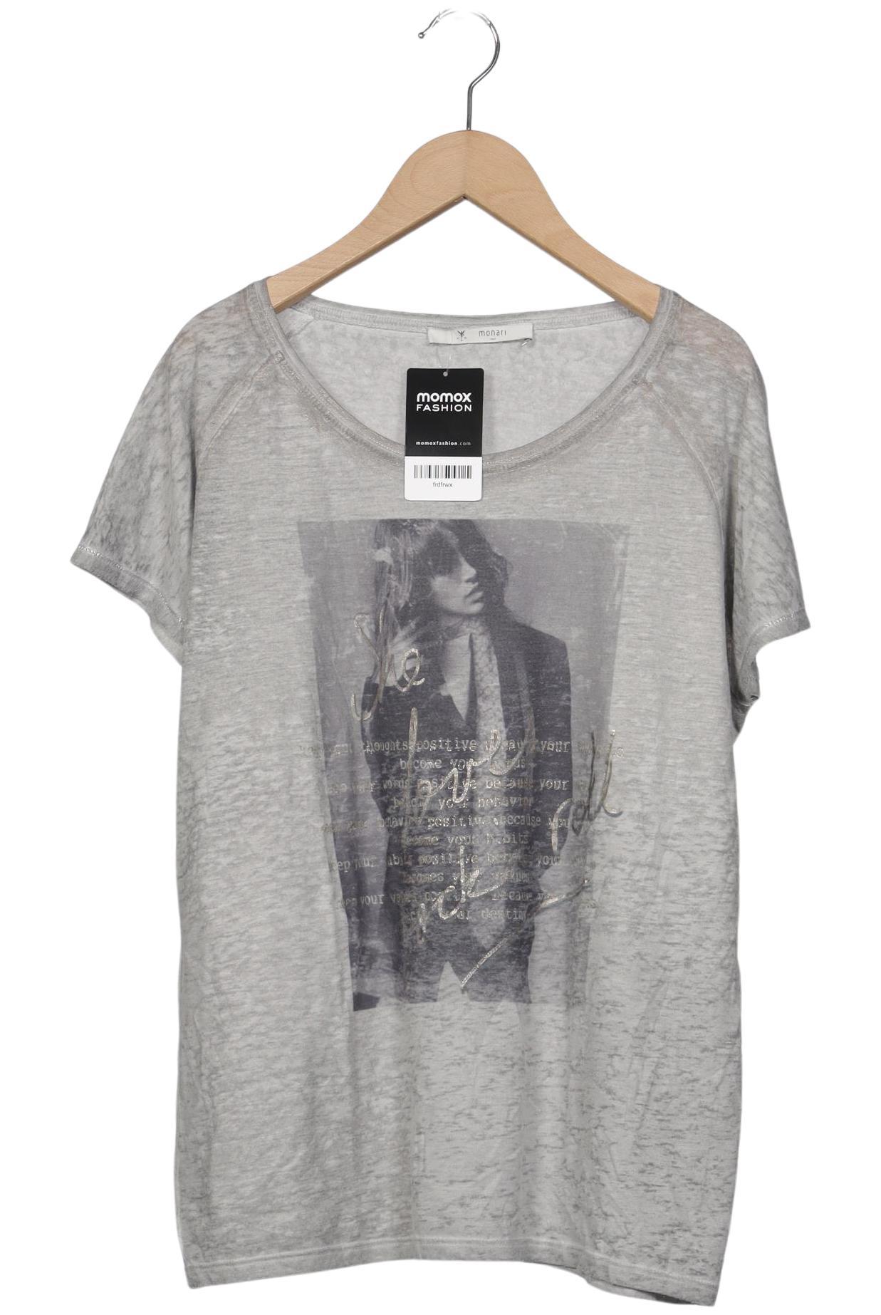 

monari Damen T-Shirt, grau, Gr. 38