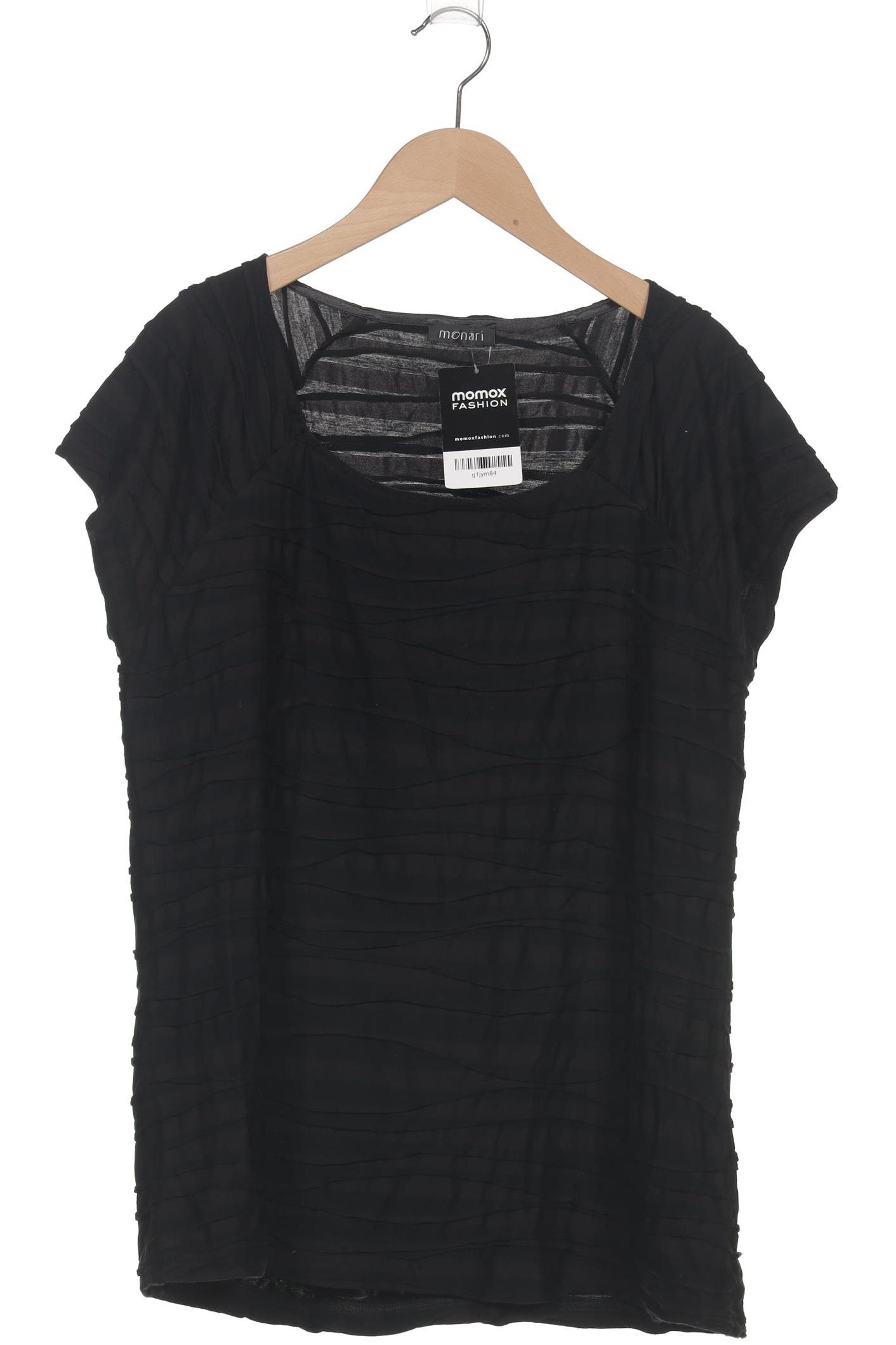 

monari Damen T-Shirt, schwarz, Gr. 42