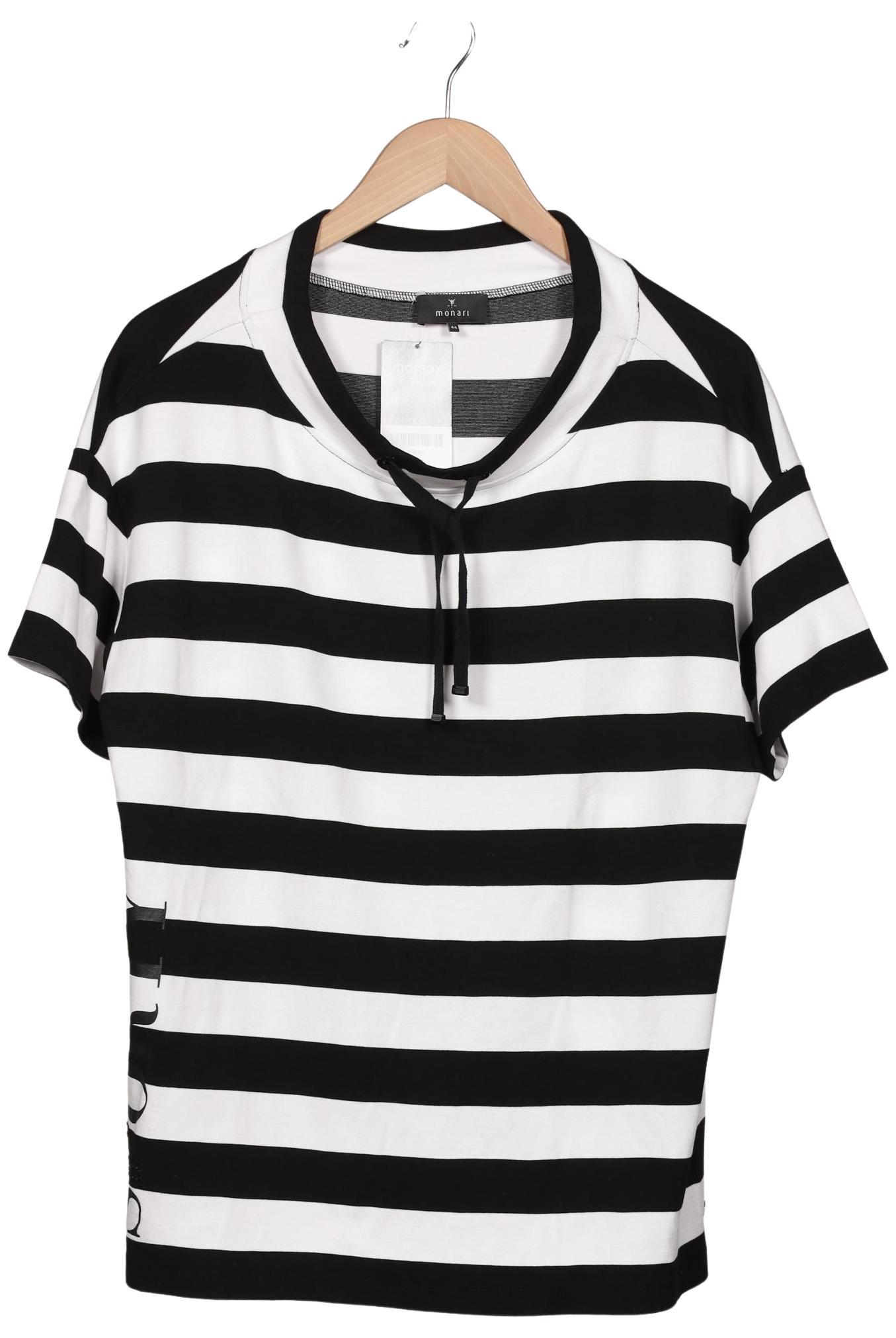 

monari Damen T-Shirt, schwarz, Gr. 44