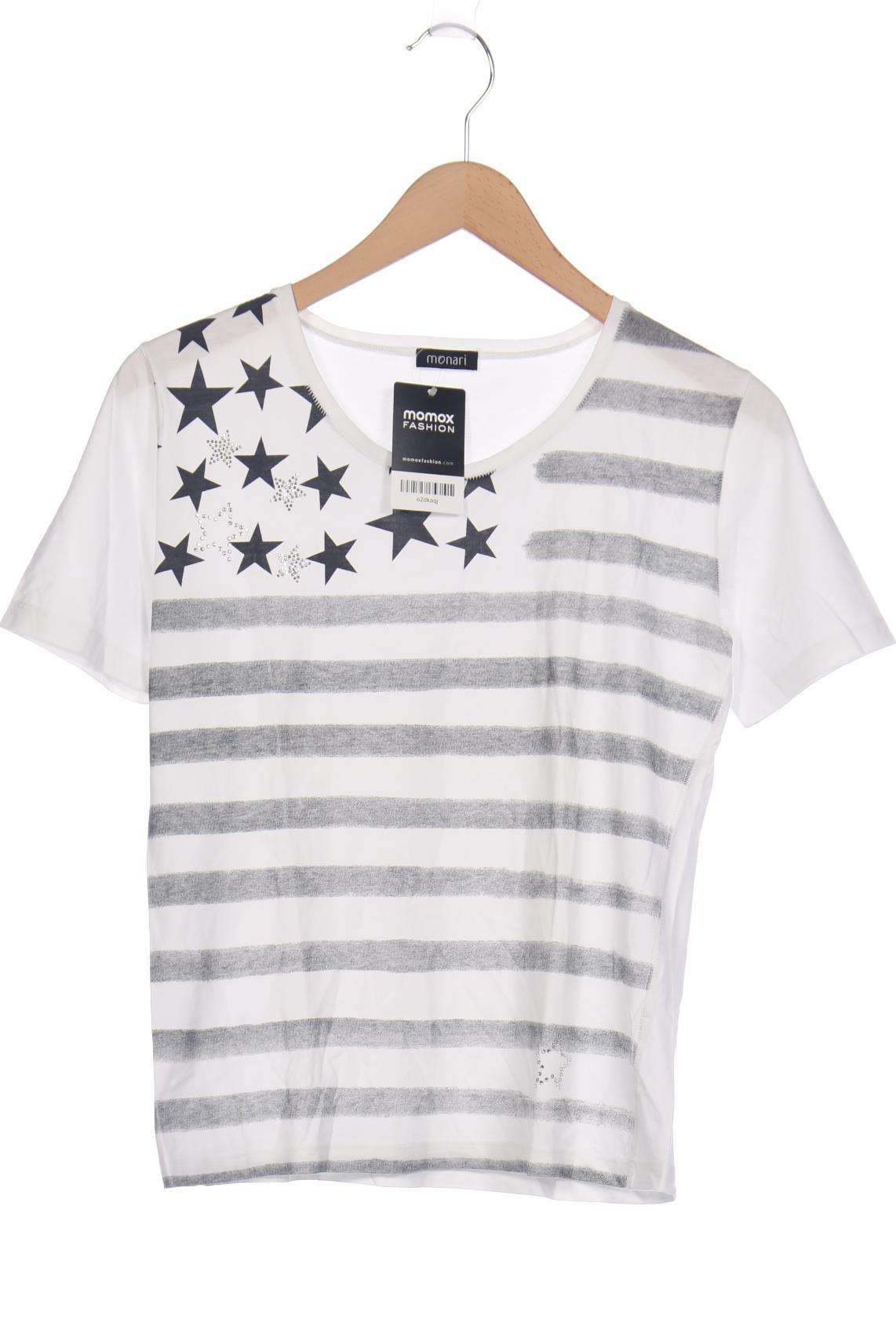 

monari Damen T-Shirt, weiß
