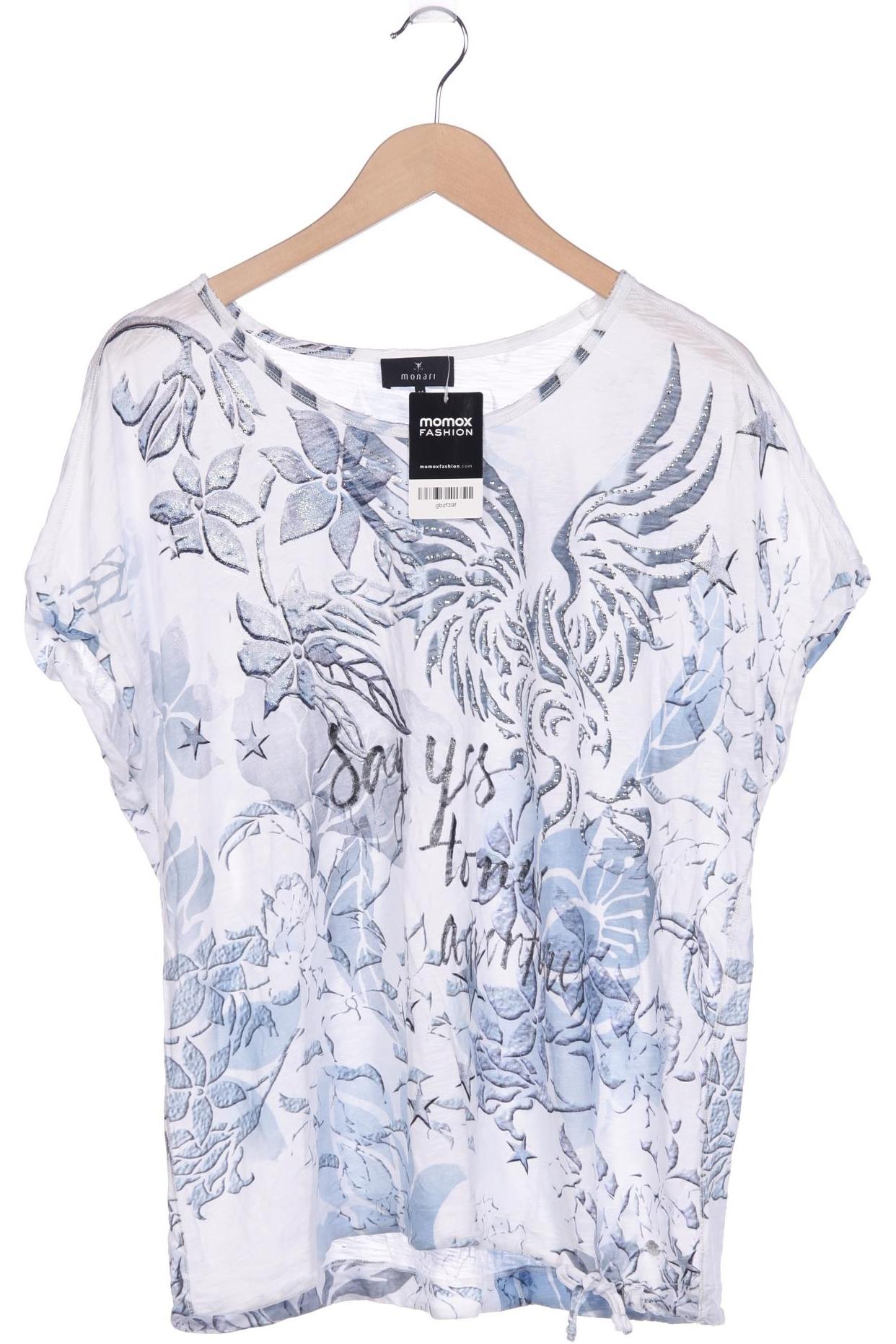 

monari Damen T-Shirt, weiß, Gr. 44