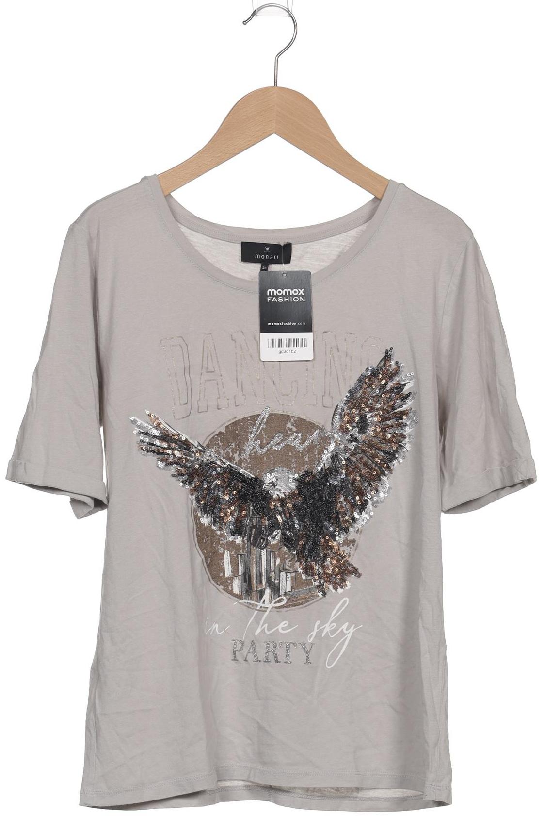

monari Damen T-Shirt, grau, Gr. 36