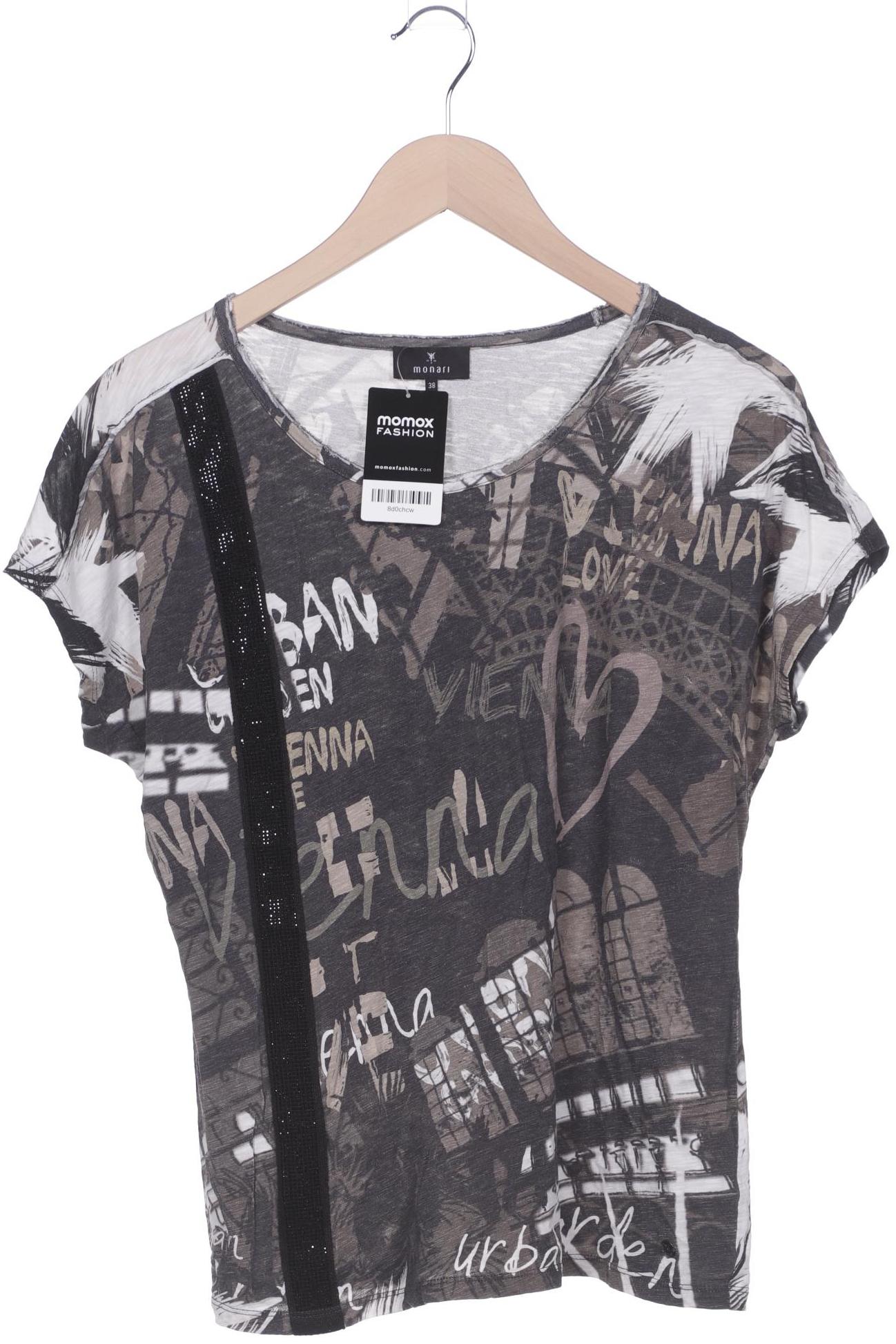 

monari Damen T-Shirt, grau, Gr. 38