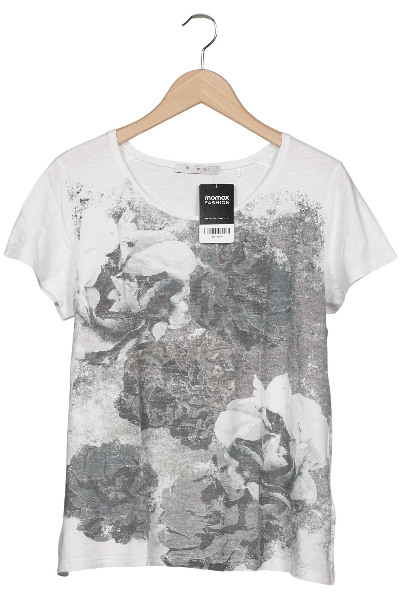 

monari Damen T-Shirt, weiß, Gr. 42