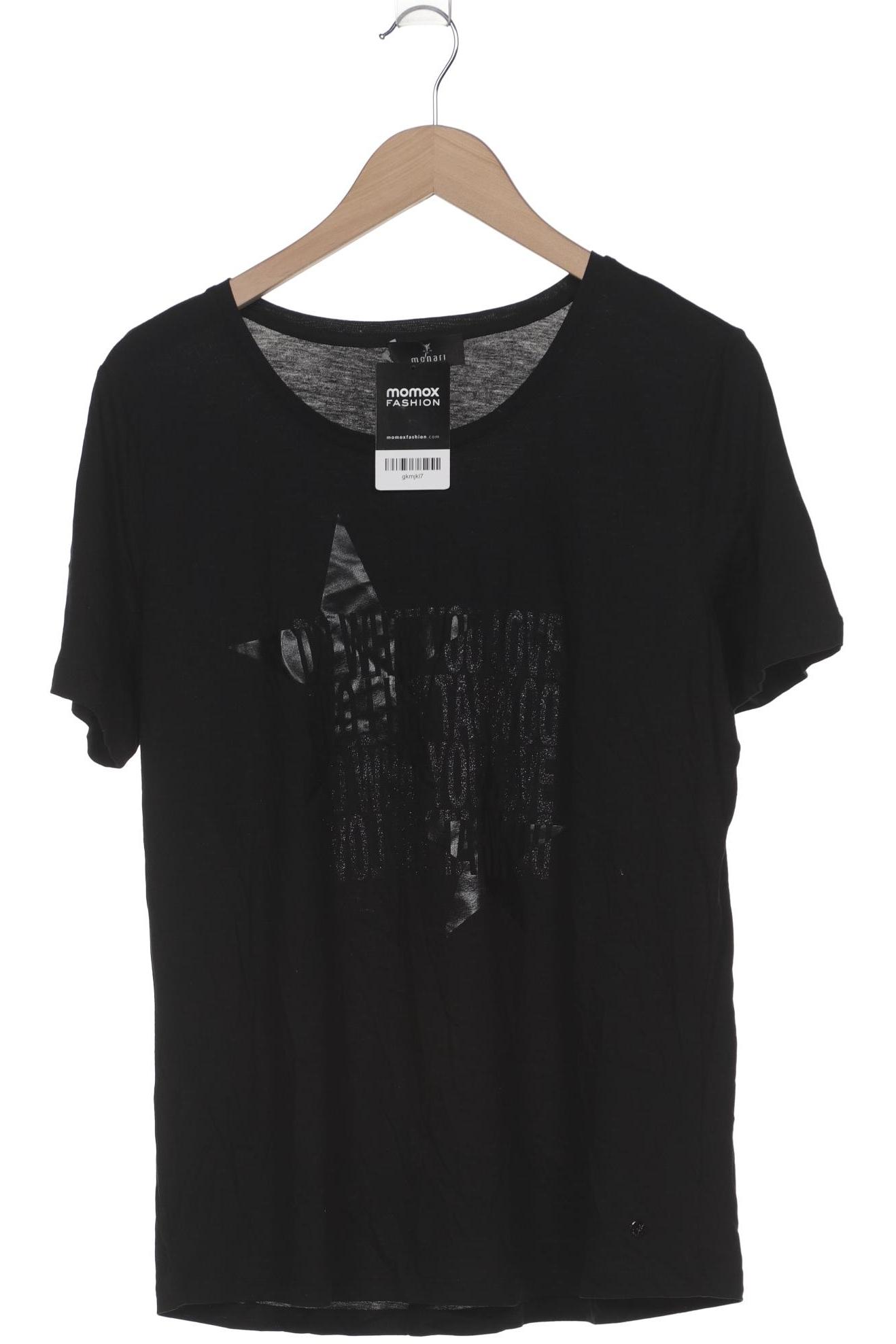 

monari Damen T-Shirt, schwarz, Gr. 44