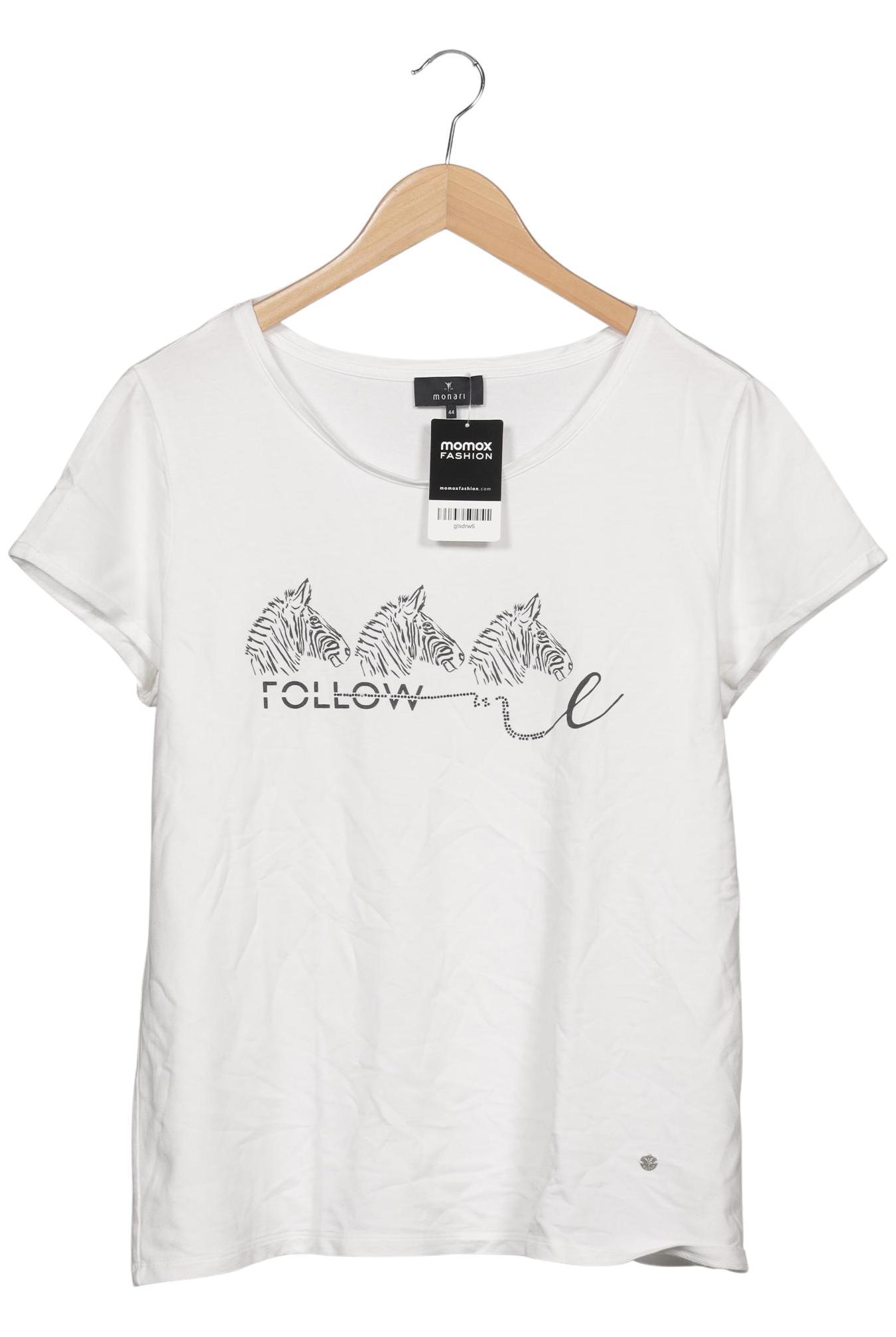 

monari Damen T-Shirt, weiß, Gr. 44