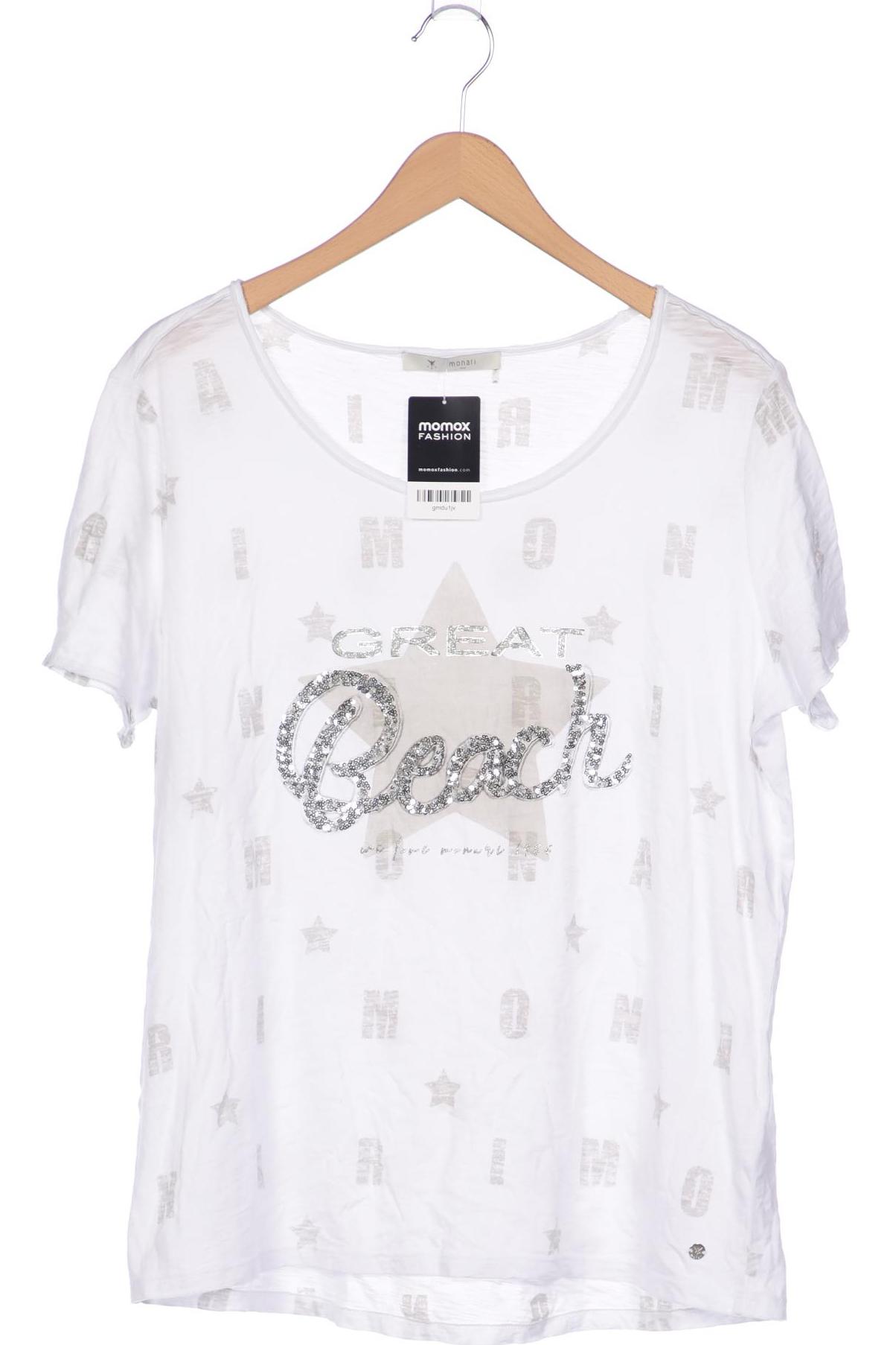 

monari Damen T-Shirt, weiß, Gr. 44