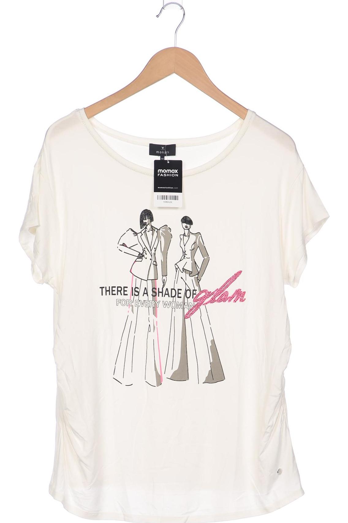 

monari Damen T-Shirt, weiß, Gr. 44