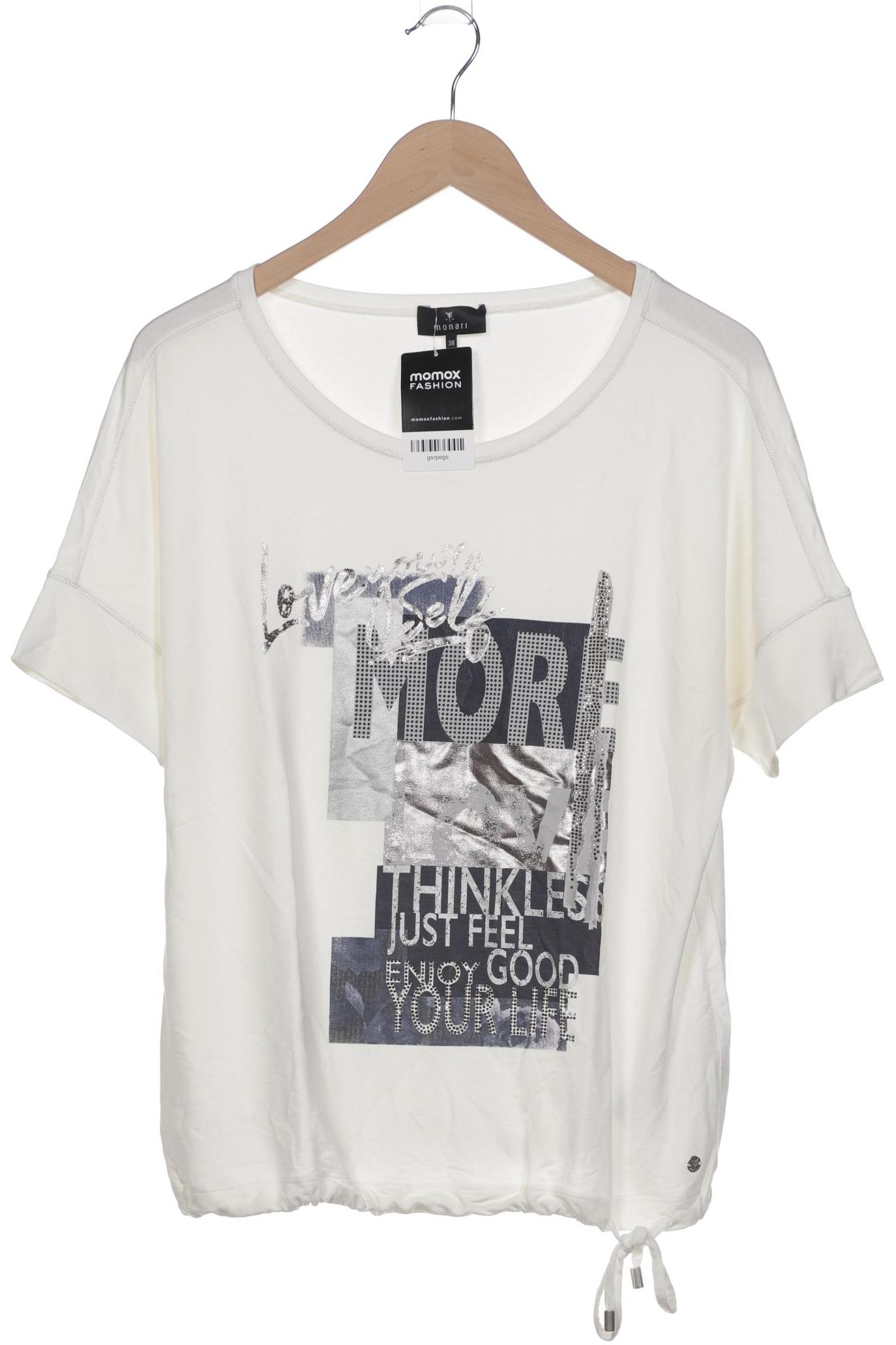 

monari Damen T-Shirt, weiß, Gr. 38