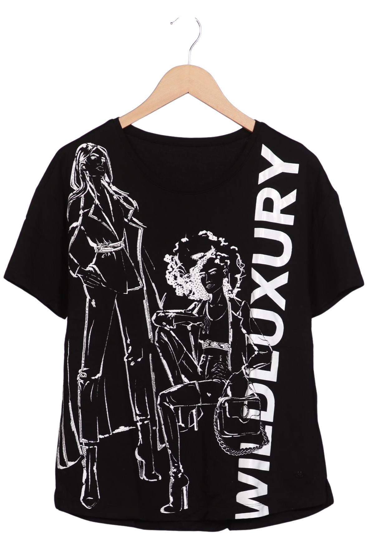 

monari Damen T-Shirt, schwarz, Gr. 46